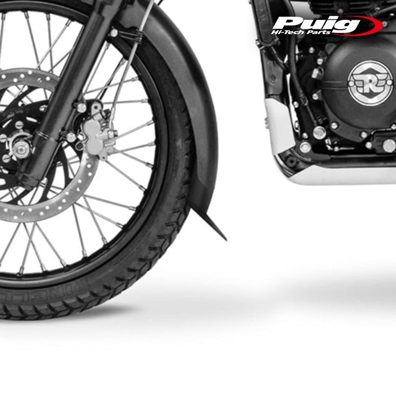 Puig 21170N EXTEND FENDER FRONT [BLACK] ROYAL ENFIELD HIMALAYAN 410 (18-23) プーチ エクステンドフェンダー