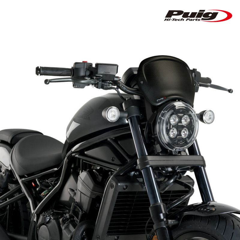 Puig 20821C FRONT PLATE ABS [CARBON LOOK] HONDA CMX 1100 REBEL (21-26) プーチ フロントパネル ゼッケンプレート 15,180円