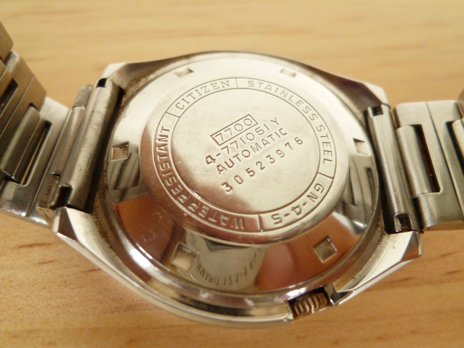 【稼働品】CITIZEN SEVEN STAR V2 手巻き時計　70s