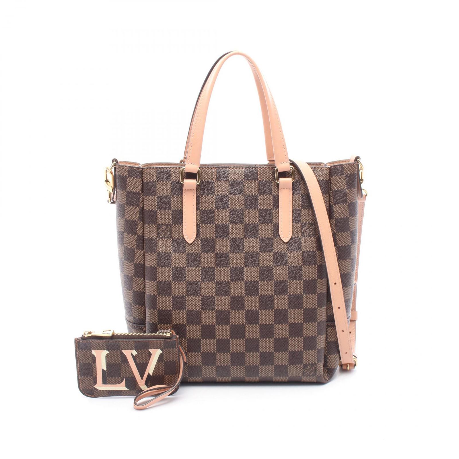 ルイ・ヴィトン LOUIS VUITTON トートバッグ ベルモント NV BB ヴィーナス N60297 ヴィーナス PVCコーティングキャンバス レザー ベルモント NV BB レディース Used B