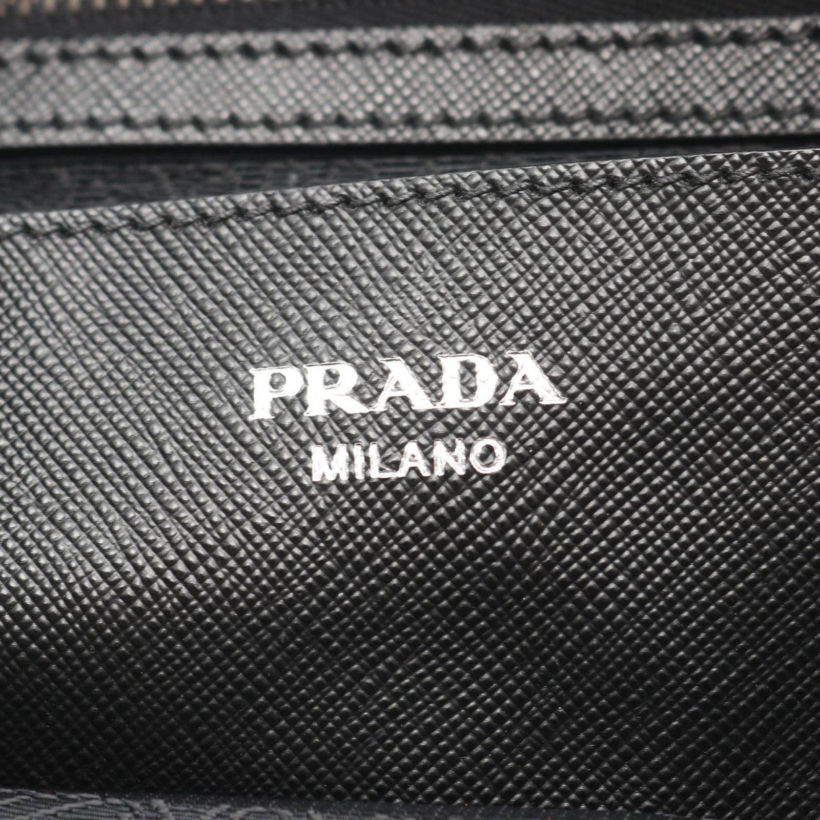 プラダ PRADA ハンドバッグ TESSUTO + SAFFIANO 2WAY ブラック ホワイト ナイロン サフィアーノレザー ハンドバッグ レディース Used B プラダ PRADA ハンドバッグ TESSUTO + SAFFIANO 2WAY ブラック ホワイト ナイロン サフィアーノレザー ハンドバッグ レディース Used B