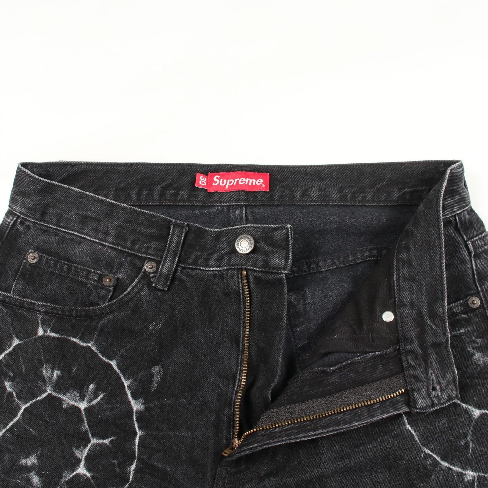 シュプリーム Supreme デニムパンツ shibori loose fit jean コットン 