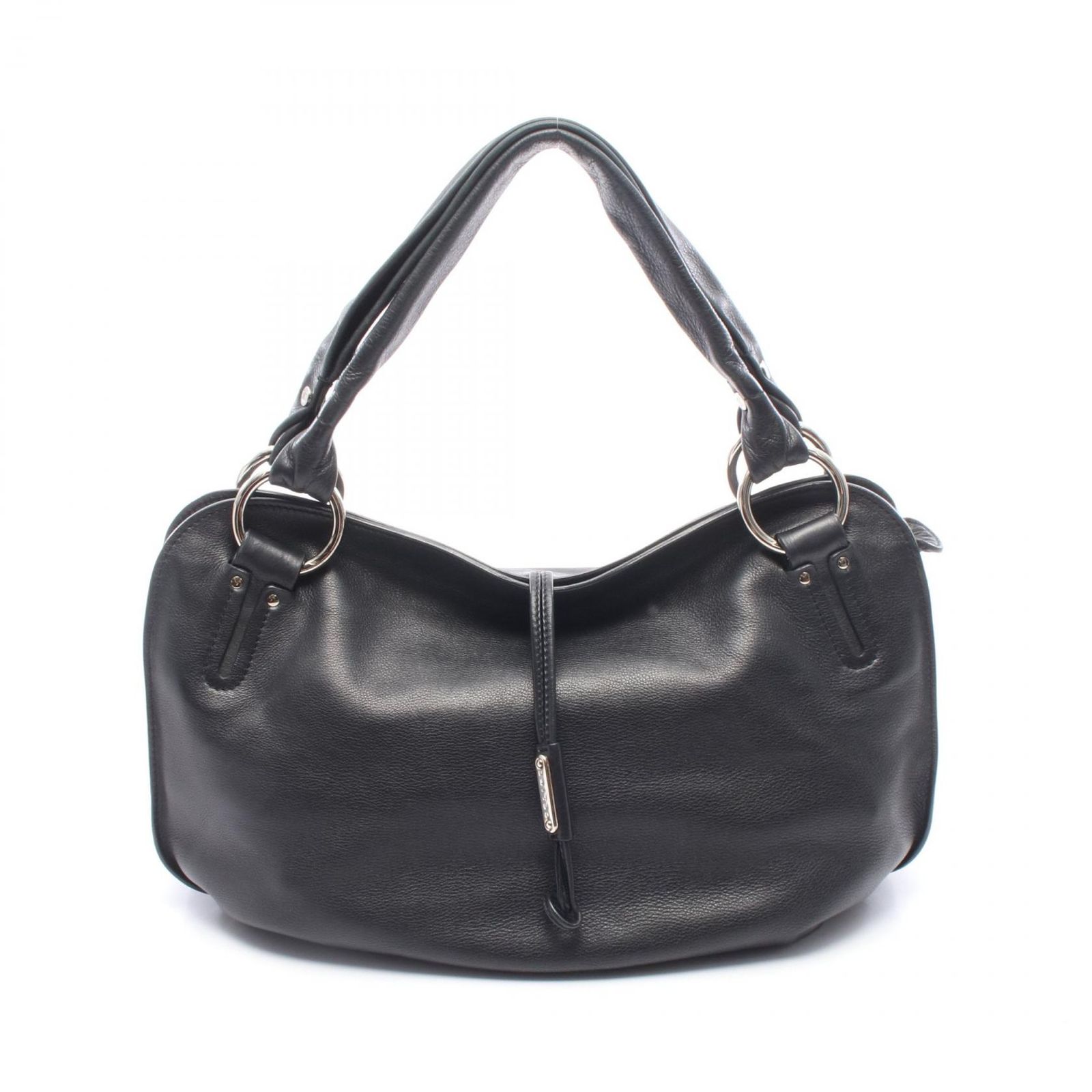 セリーヌ CELINE トートバッグ ビタースウィート ブラック レザー ショルダーバッグ レディース Used B