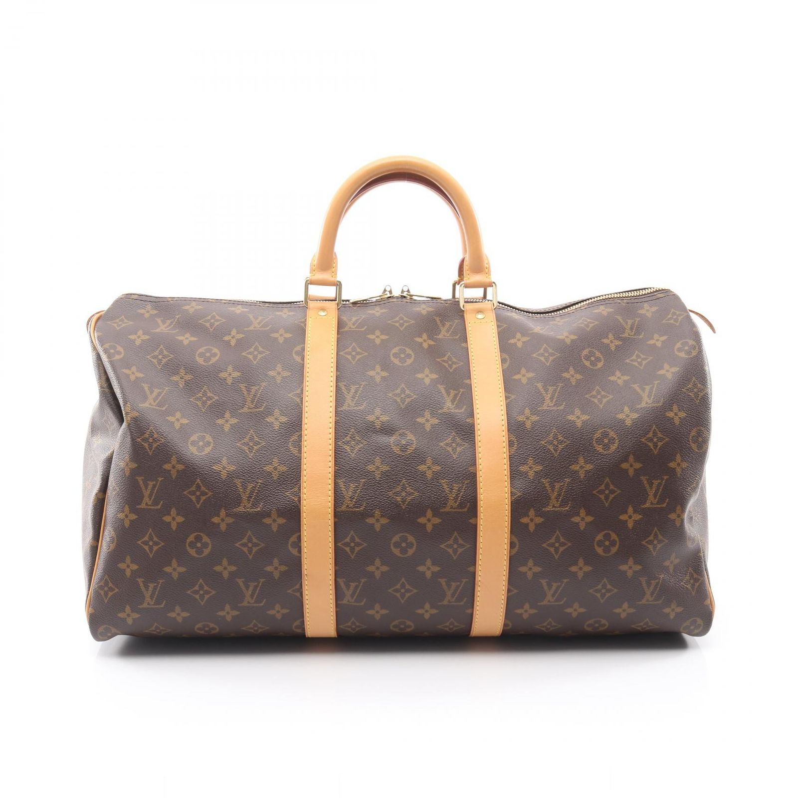 ルイ・ヴィトン LOUIS VUITTON ボストンバッグ キーポル50 M41426 PVCコーティングキャンバス レザー キーポル50 ユニセックス Used A