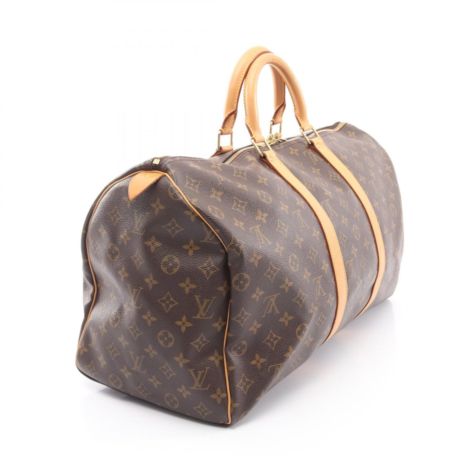 ルイ・ヴィトン LOUIS VUITTON ボストンバッグ キーポル50 M41426 PVCコーティングキャンバス レザー キーポル50 ユニセックス Used A