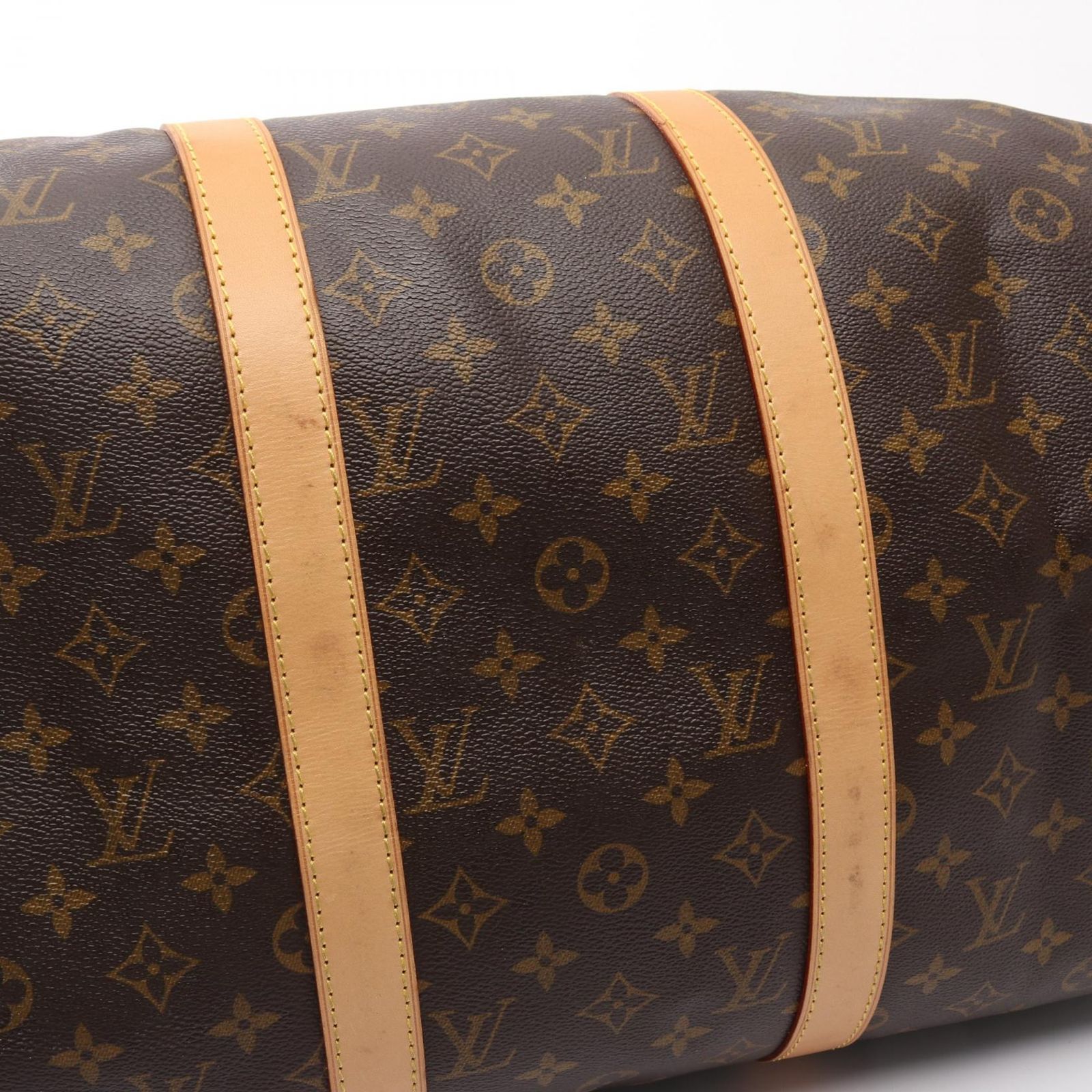 ルイ・ヴィトン LOUIS VUITTON ボストンバッグ キーポル50 M41426 PVCコーティングキャンバス レザー キーポル50 ユニセックス Used A