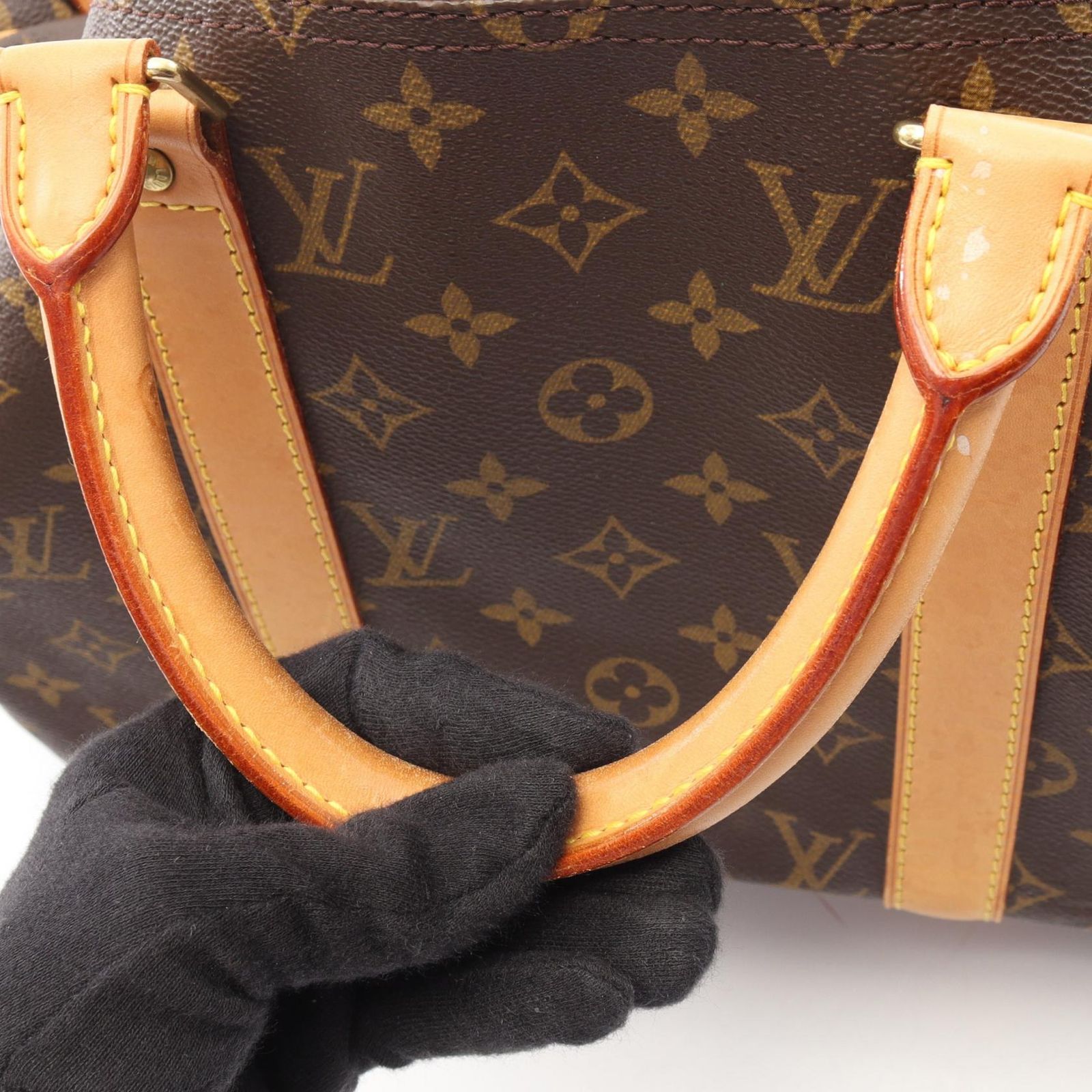 ルイ・ヴィトン LOUIS VUITTON ボストンバッグ キーポル50 M41426 PVCコーティングキャンバス レザー キーポル50 ユニセックス Used B