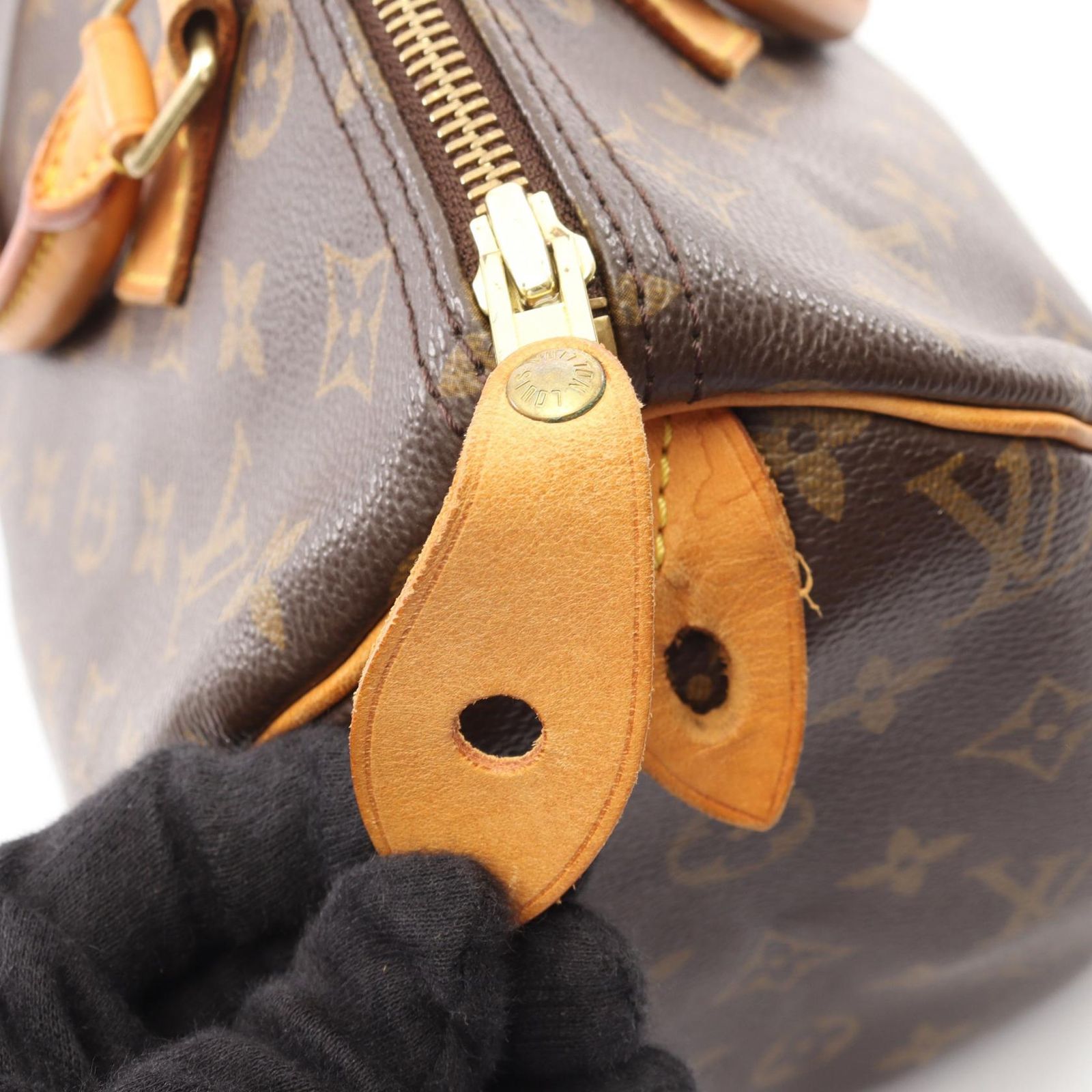 ルイ・ヴィトン LOUIS VUITTON ハンドバッグ スピーディ30 M41526 PVCコーティングキャンバス レザー スピーディ30 レディース Used B