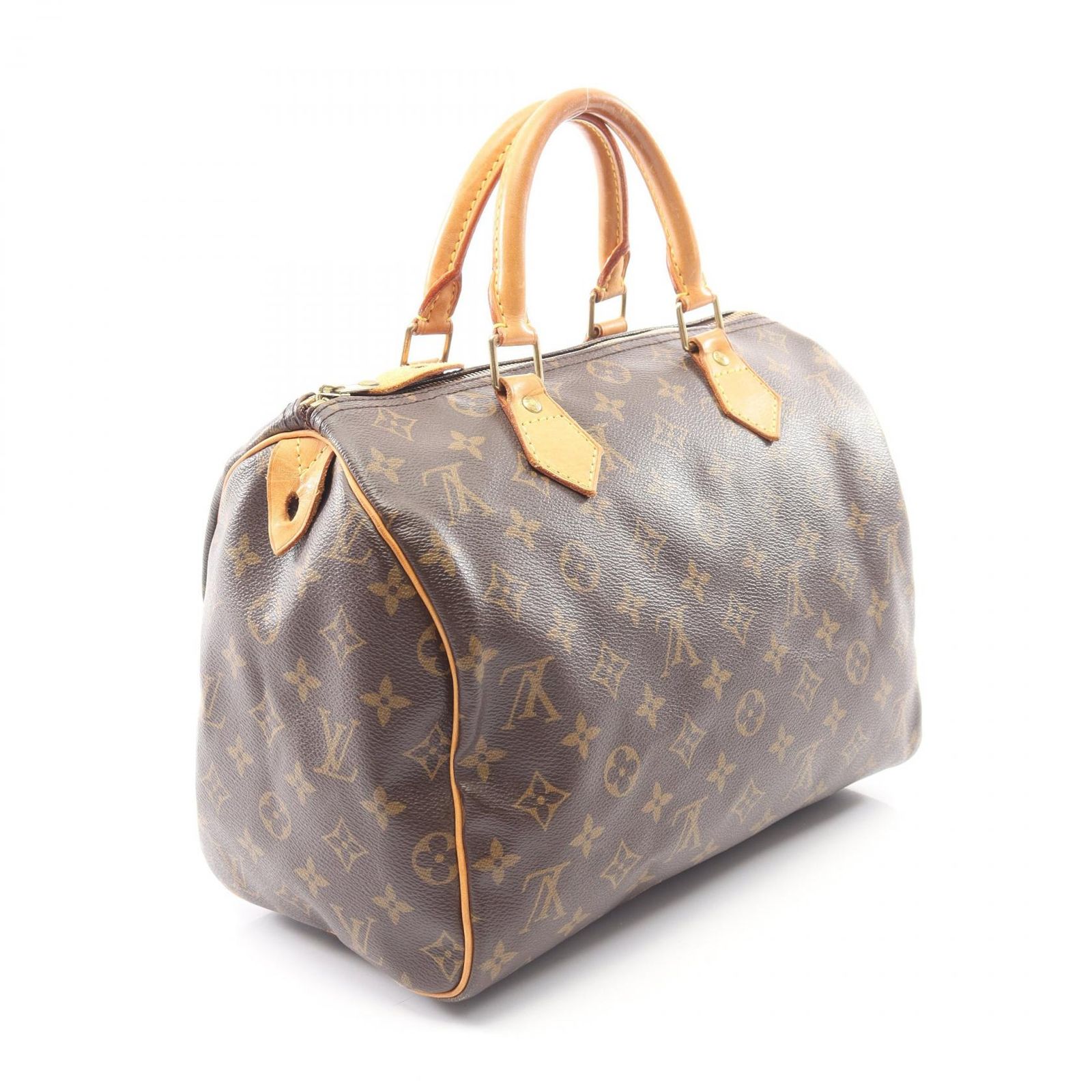 ルイ・ヴィトン LOUIS VUITTON ハンドバッグ スピーディ30 M41526 PVCコーティングキャンバス レザー スピーディ30 レディース Used B