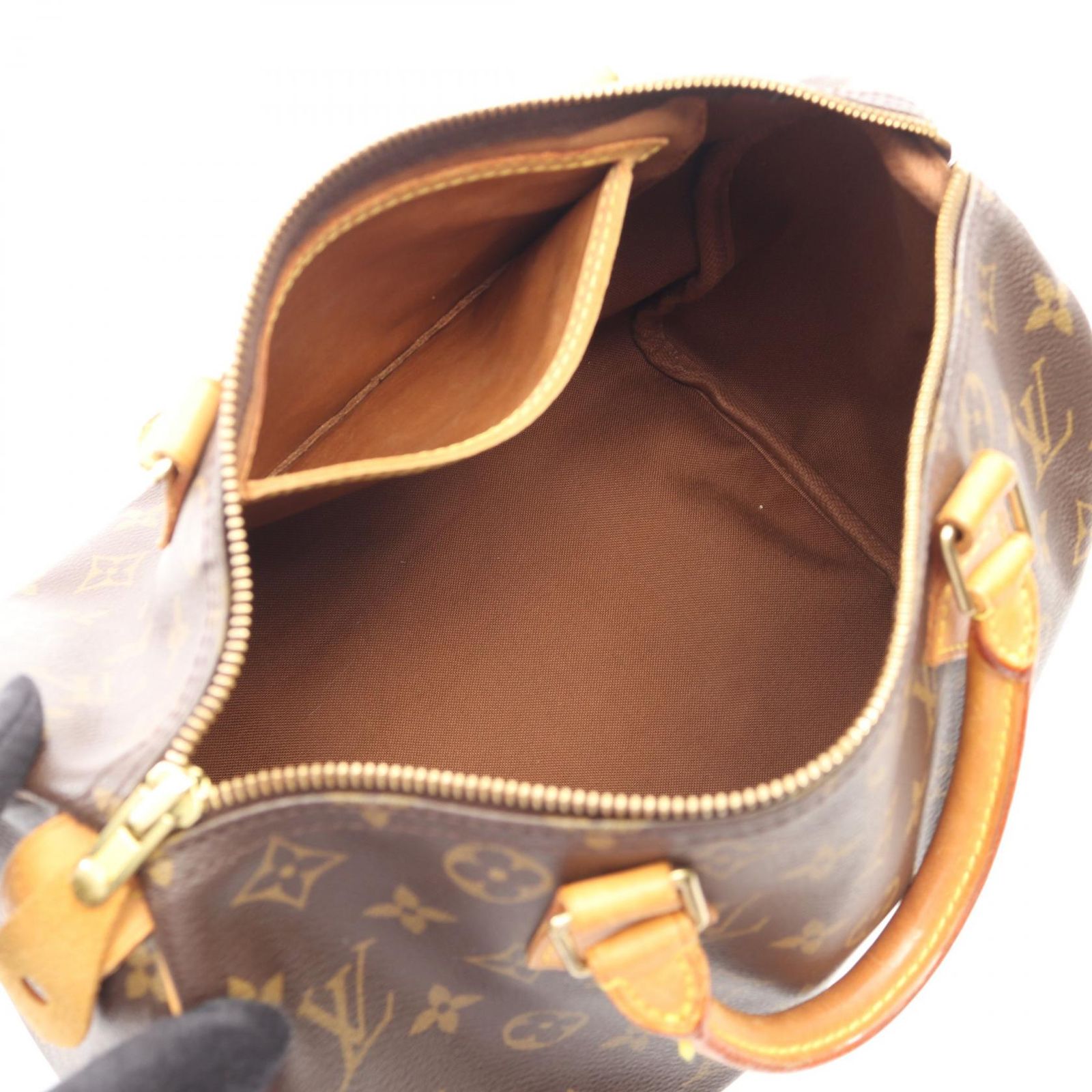 ルイ・ヴィトン LOUIS VUITTON ハンドバッグ スピーディ30 M41526 PVCコーティングキャンバス レザー スピーディ30 レディース Used B
