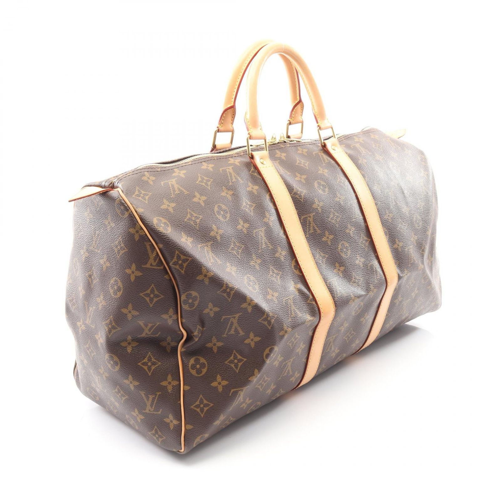 ルイ・ヴィトン LOUIS VUITTON ボストンバッグ キーポル50 M41426 PVCコーティングキャンバス レザー キーポル50 ユニセックス Used A ルイ・ヴィトン LOUIS VUITTON ボストンバッグ キーポル50 M41426 PVCコーティングキャンバス レザー キーポル50 ユニセックス Used A