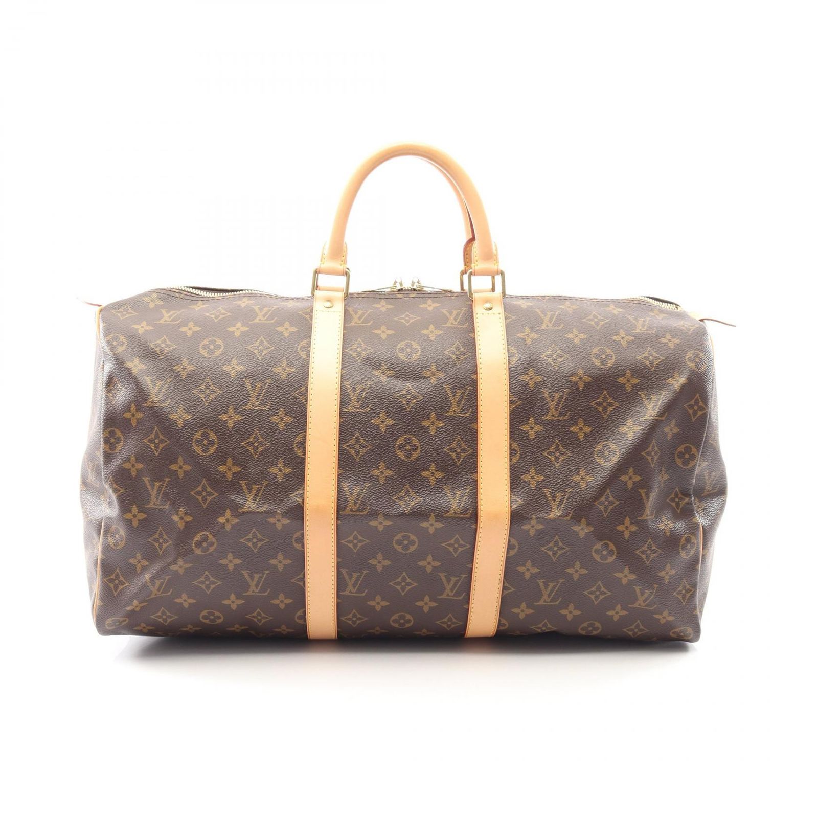 ルイ・ヴィトン LOUIS VUITTON ボストンバッグ キーポル50 M41426 PVCコーティングキャンバス レザー キーポル50 ユニセックス Used A