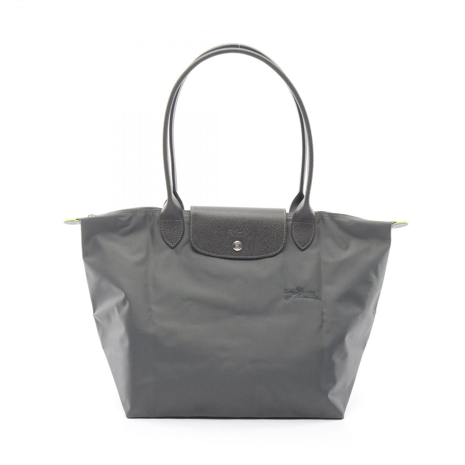 ロンシャン Longchamp ショルダーバッグ ル プリアージュ グリーン L L1899919P66 ダークグレー キャンバス レザー ル プリアージュ グリーン ショルダーバッグ L