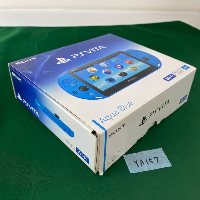 ◇YA157【美品 箱付き 完品】SONY PSVITA PCH-2000 本体 アクアブルー