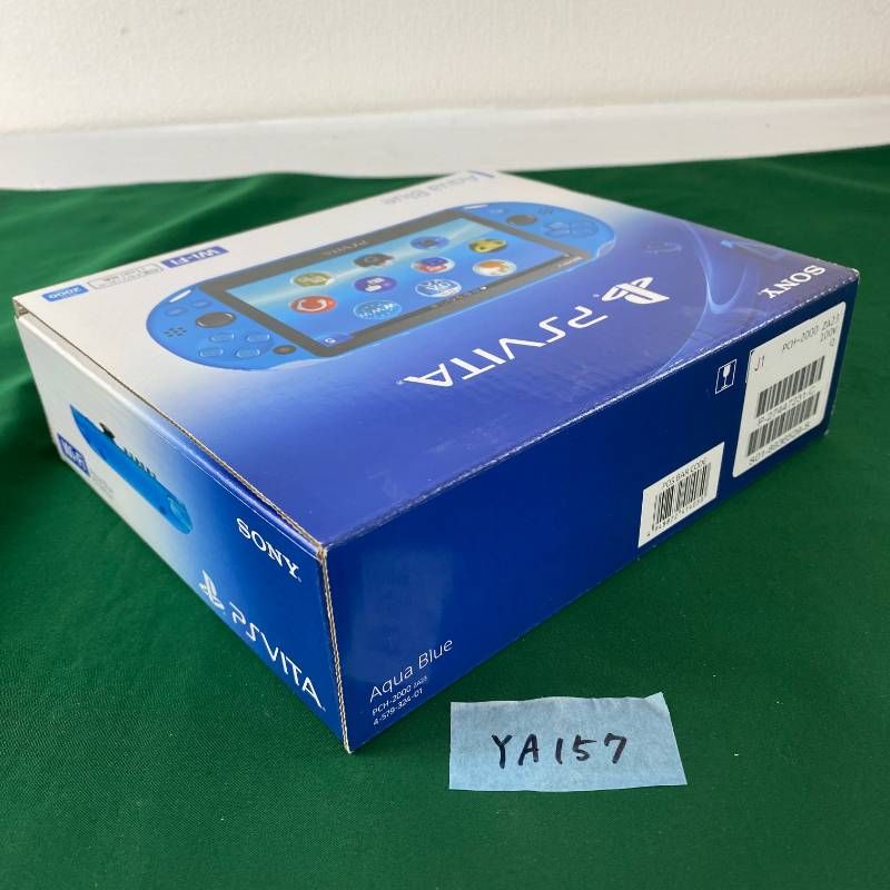 ◇YA157【美品 箱付き 完品】SONY PSVITA PCH-2000 本体 アクアブルー