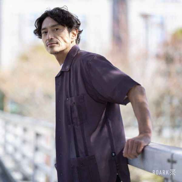 ROARK GONZO CUBA S/S COLOR: DARK BURGANDY ロアーク RWJ1202-DBG Lサイズ 新品 未使用