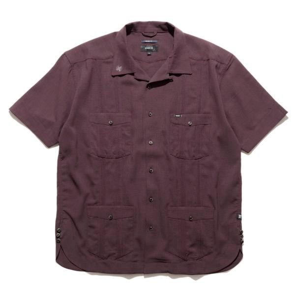 ROARK GONZO CUBA S/S COLOR: DARK BURGANDY ロアーク RWJ1202-DBG Lサイズ 新品 未使用
