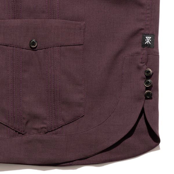ROARK GONZO CUBA S/S COLOR: DARK BURGANDY ロアーク RWJ1202-DBG Lサイズ 新品 未使用