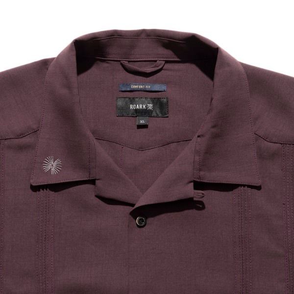 ROARK GONZO CUBA S/S COLOR: DARK BURGANDY ロアーク RWJ1202-DBG Lサイズ 新品 未使用