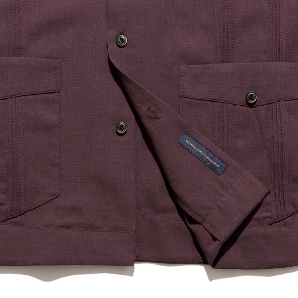 ROARK GONZO CUBA S/S COLOR: DARK BURGANDY ロアーク RWJ1202-DBG Lサイズ 新品 未使用