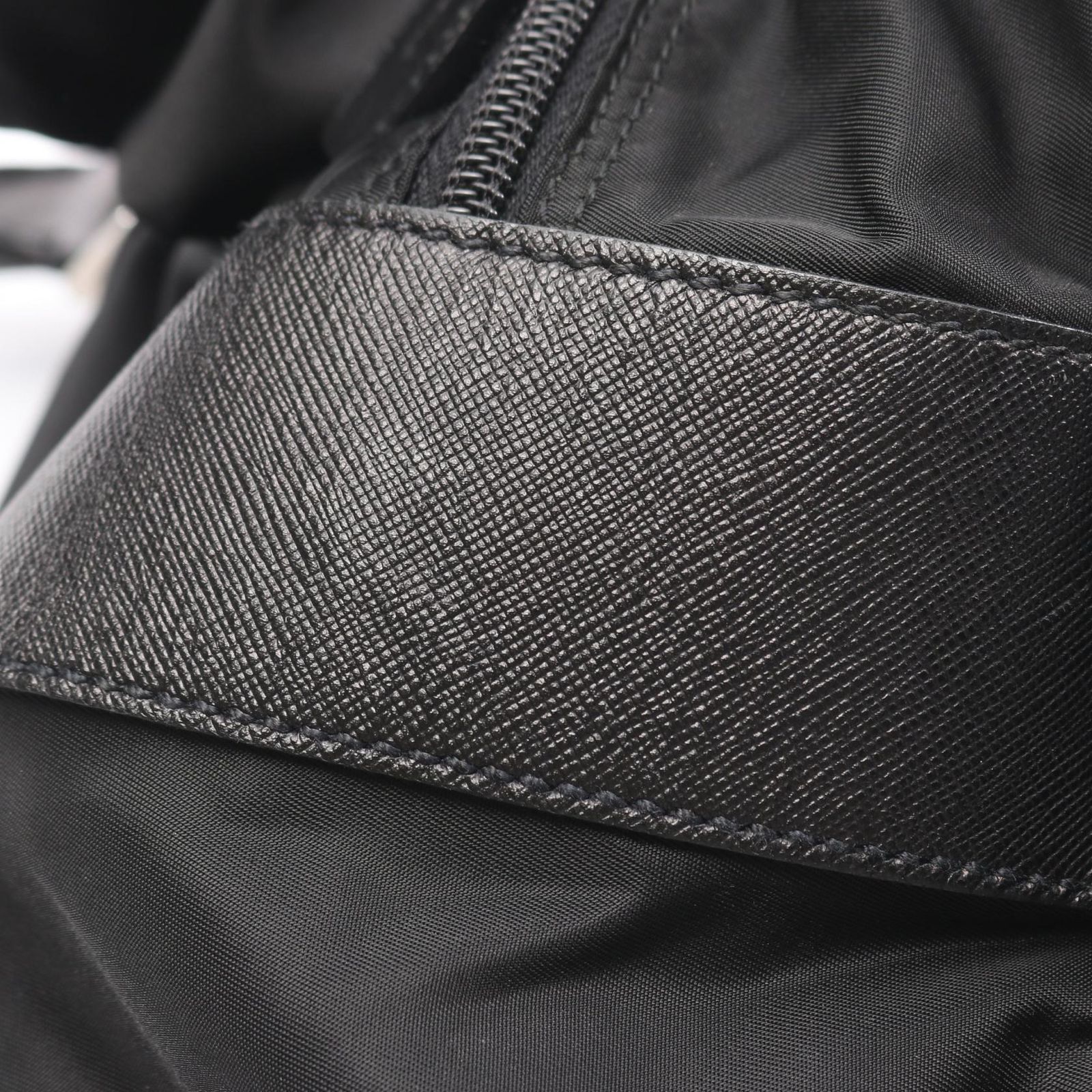 プラダ PRADA ボストンバッグ VIAGGIO VS0069 ブラック ナイロン レザー ブリーフケース ユニセックス Used B プラダ PRADA ボストンバッグ VIAGGIO VS0069 ブラック ナイロン レザー ブリーフケース ユニセックス Used B