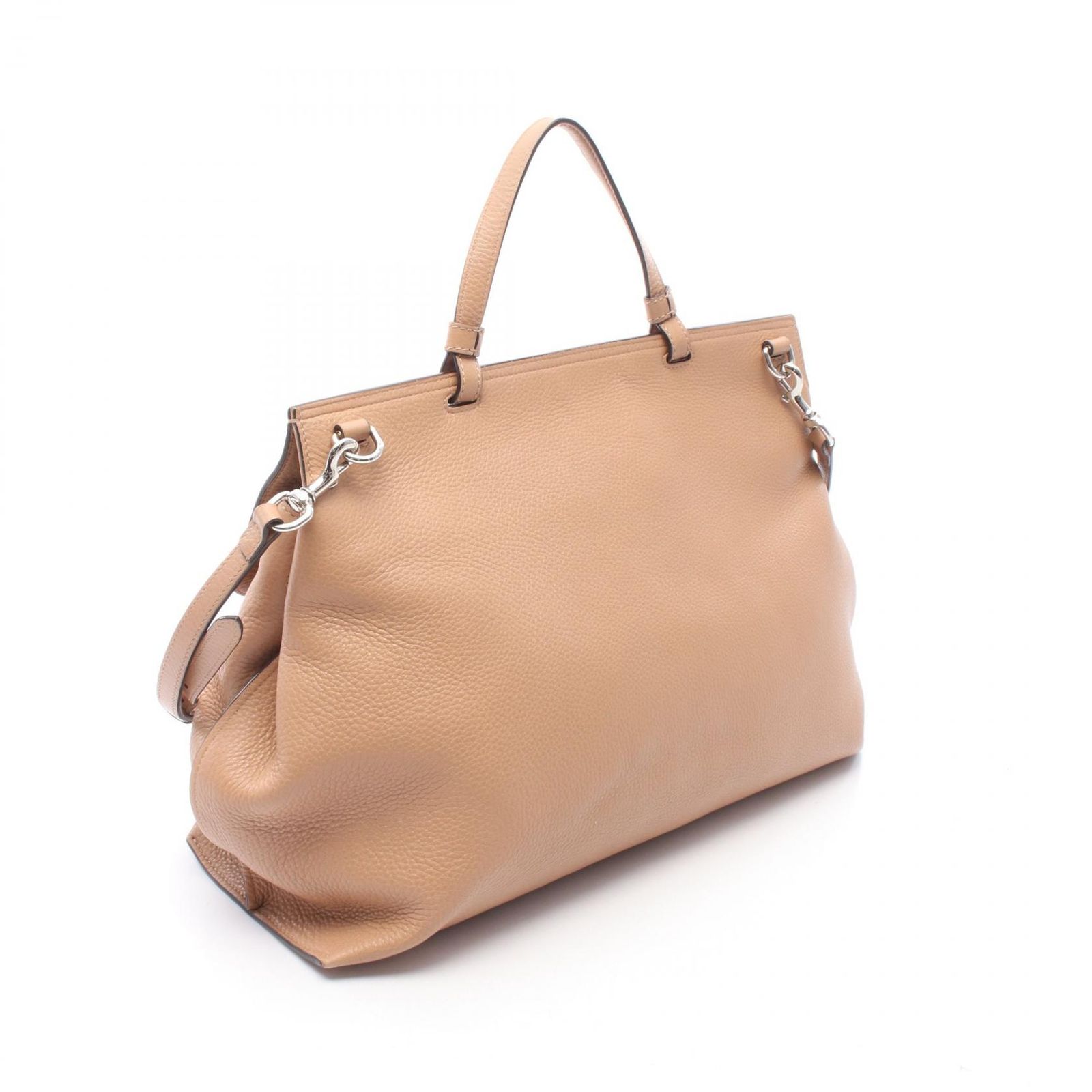 グッチ GUCCI ハンドバッグ バンブー デイリー 2WAY 370830 ブラウン レザー バンブー デイリー 2wayショルダー レディース Used B