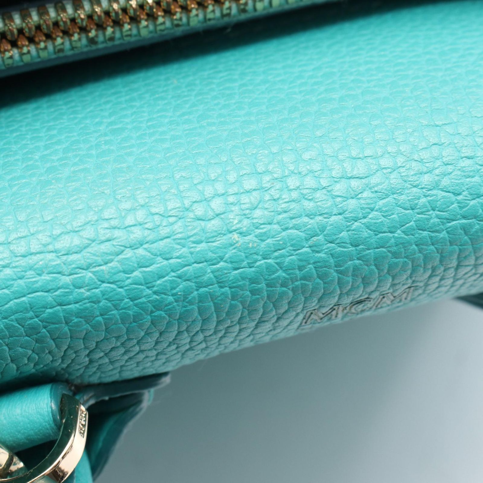 エム・シー・エム MCM ハンドバッグ MILLA ミラ 2WAY グリーン レザー 2wayショルダー レディース Used B