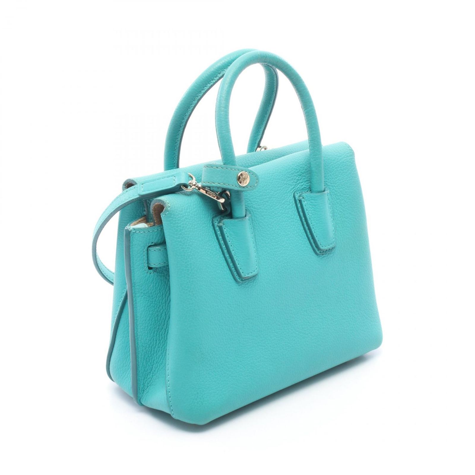 エム・シー・エム MCM ハンドバッグ MILLA ミラ 2WAY グリーン レザー 2wayショルダー レディース Used B