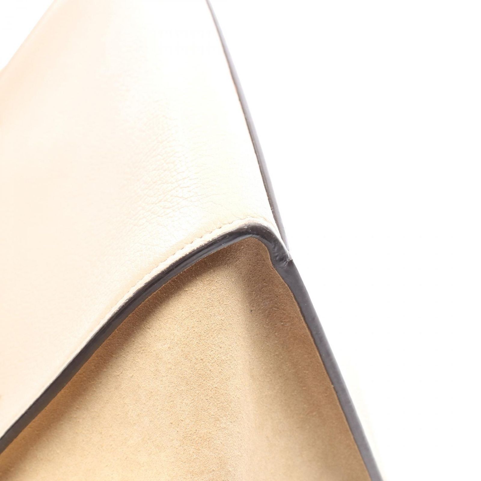 セリーヌ CELINE ハンドバッグ トラペーズ スモール 2WAY 174683 ベージュ レザー スウェード トラペーズ スモール レディース Used B