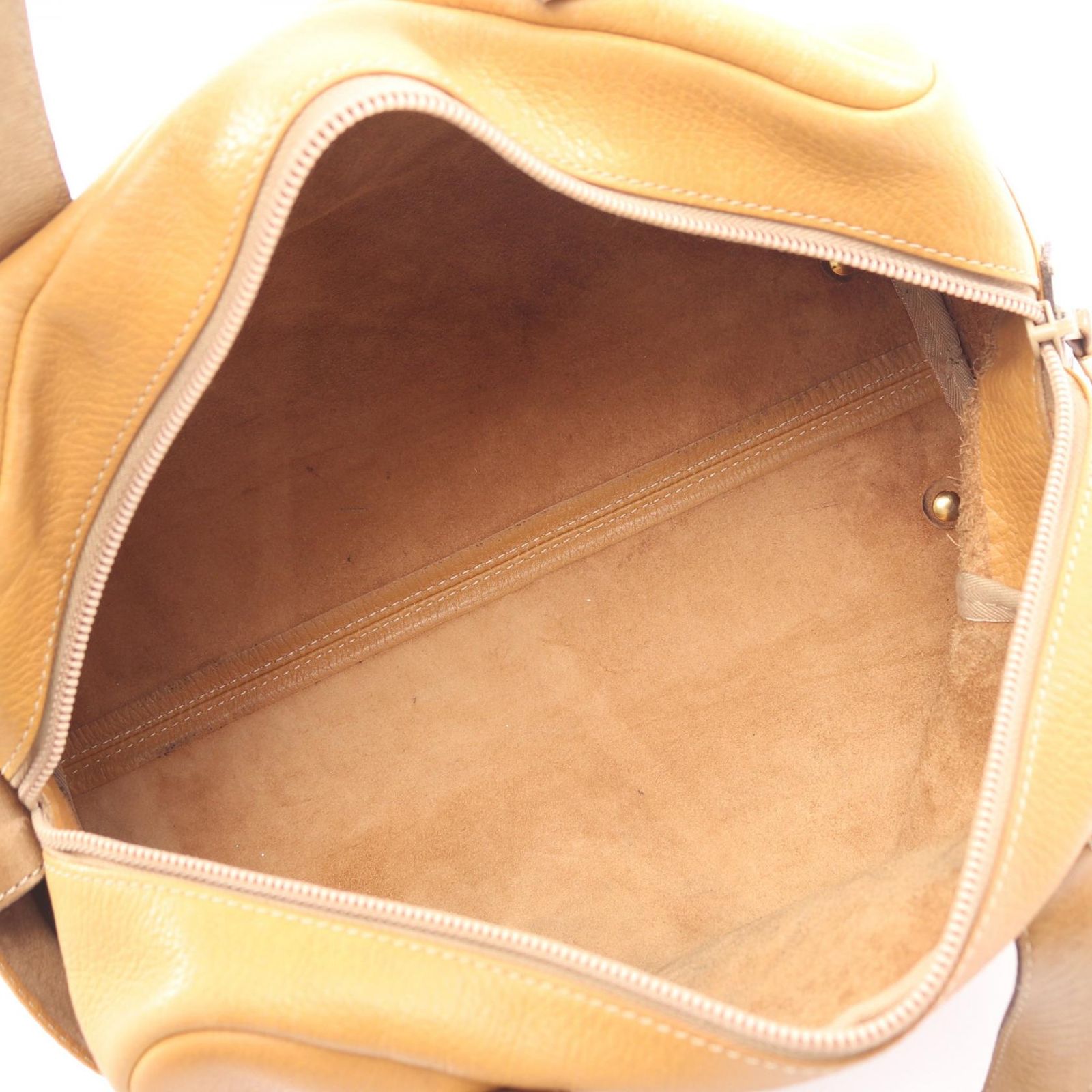 ロエベ LOEWE ハンドバッグ アナグラム イエローブラウン レザー アナグラム ミニボストン レディース Used B ロエベ LOEWE ハンドバッグ アナグラム イエローブラウン レザー アナグラム ミニボストン レディース Used B