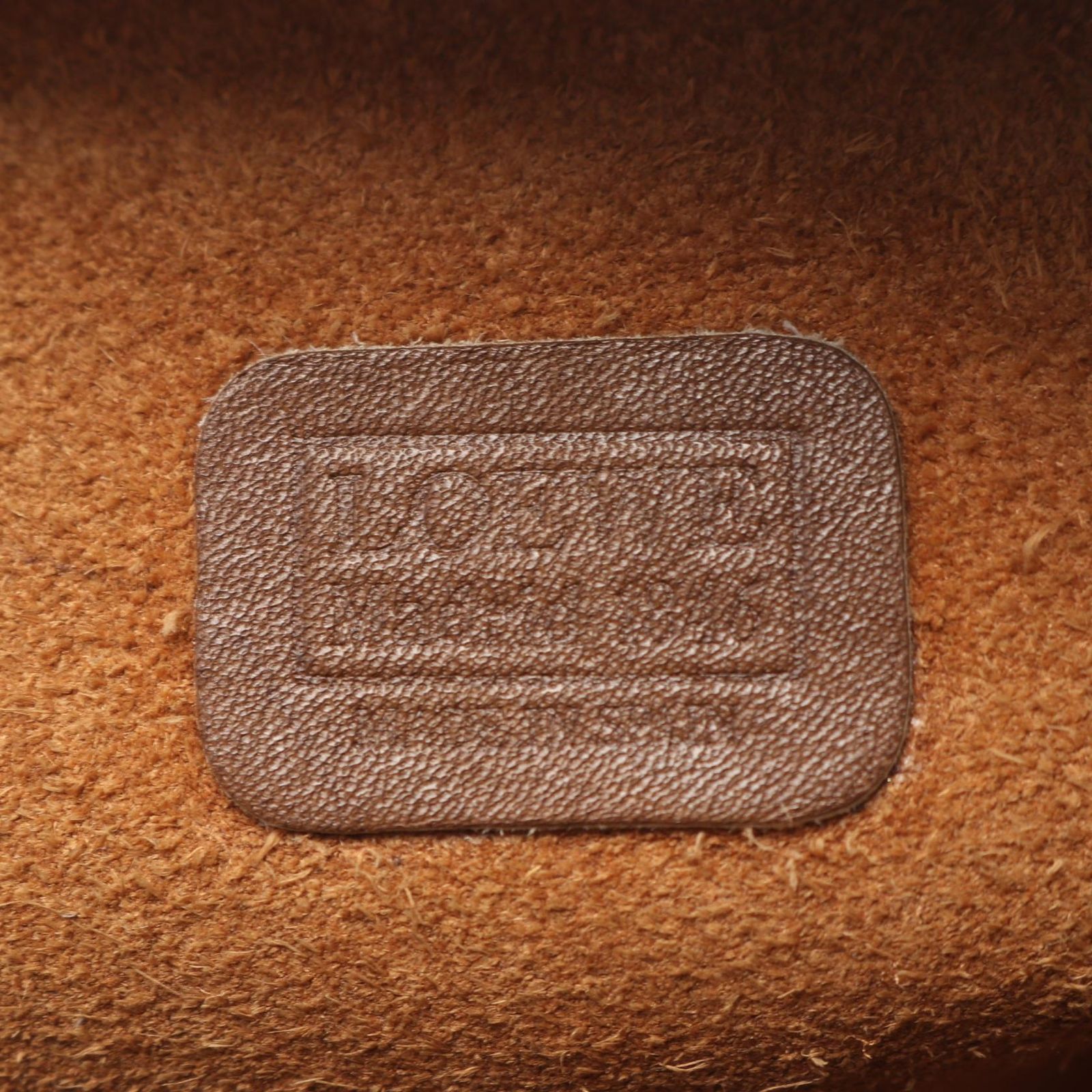 ロエベ LOEWE ハンドバッグ アナグラム イエローブラウン レザー アナグラム ミニボストン レディース Used B ロエベ LOEWE ハンドバッグ アナグラム イエローブラウン レザー アナグラム ミニボストン レディース Used B