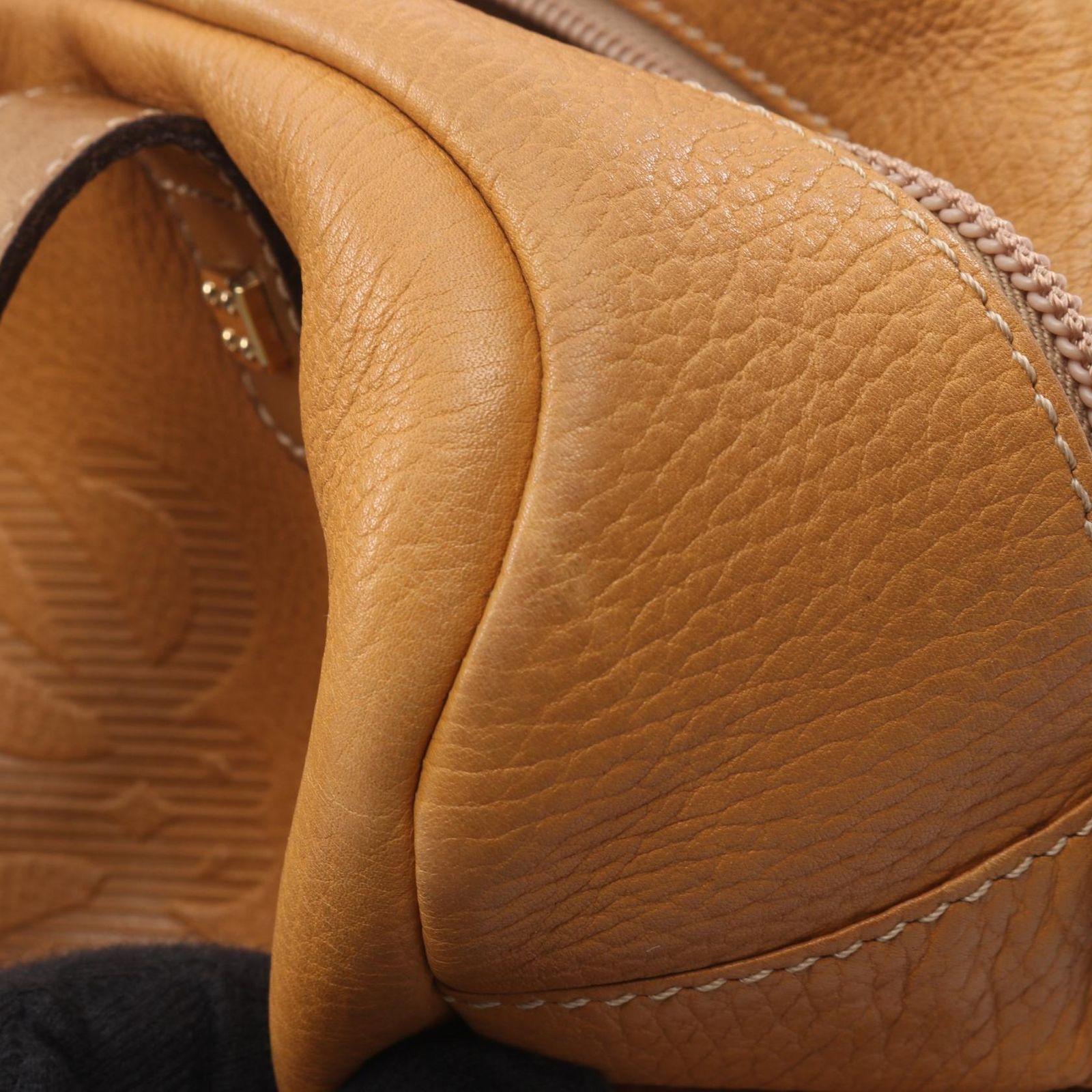 ロエベ LOEWE ハンドバッグ アナグラム イエローブラウン レザー アナグラム ミニボストン レディース Used B ロエベ LOEWE ハンドバッグ アナグラム イエローブラウン レザー アナグラム ミニボストン レディース Used B