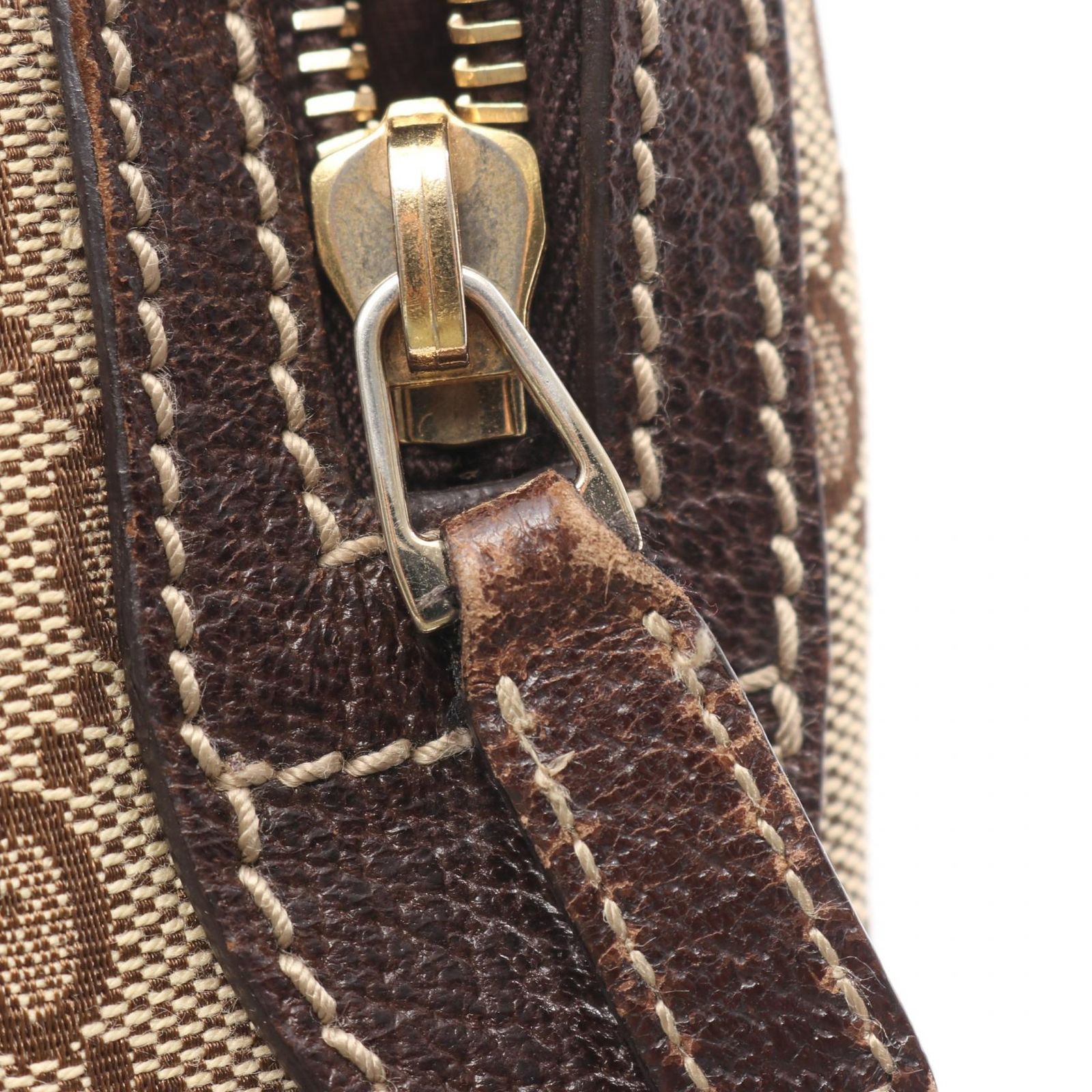 グッチ GUCCI ハンドバッグ GGキャンバス 152457 ベージュ キャンバス レザー ミニボスト ン レディース Used B グッチ GUCCI ハンドバッグ GGキャンバス 152457 ベージュ キャンバス レザー ミニボスト ン レディース Used B