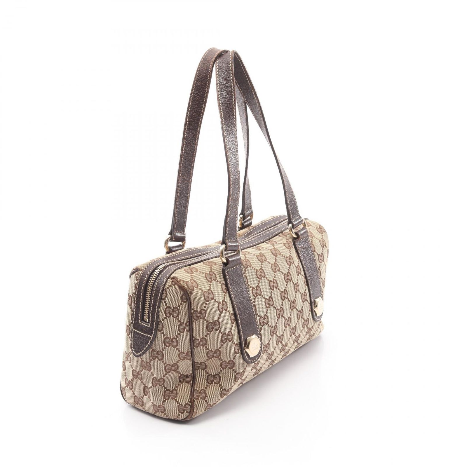 グッチ GUCCI ハンドバッグ GGキャンバス 152457 ベージュ キャンバス レザー ミニボスト ン レディース Used B グッチ GUCCI ハンドバッグ GGキャンバス 152457 ベージュ キャンバス レザー ミニボスト ン レディース Used B
