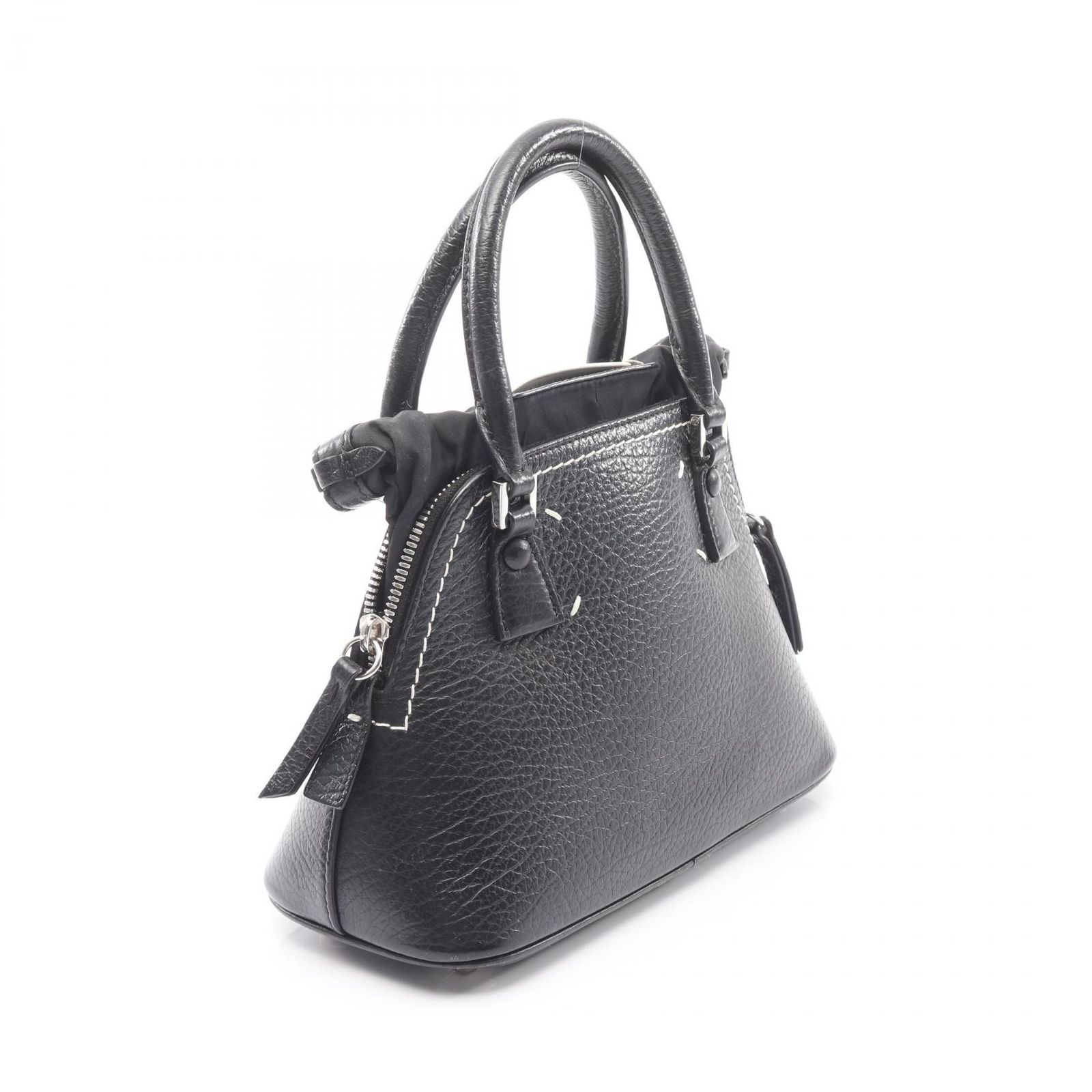 メゾンマルジェラ11 Maison Margiela 11 ハンドバッグ 5AC マイクロ 2WAY S56WG0081 ブラック レザー 5AC マイクロ レディース Used C メゾンマルジェラ11 Maison Margiela 11 ハンドバッグ 5AC マイクロ 2WAY S56WG0081 ブラック レザー 5AC マイクロ レディース Used C