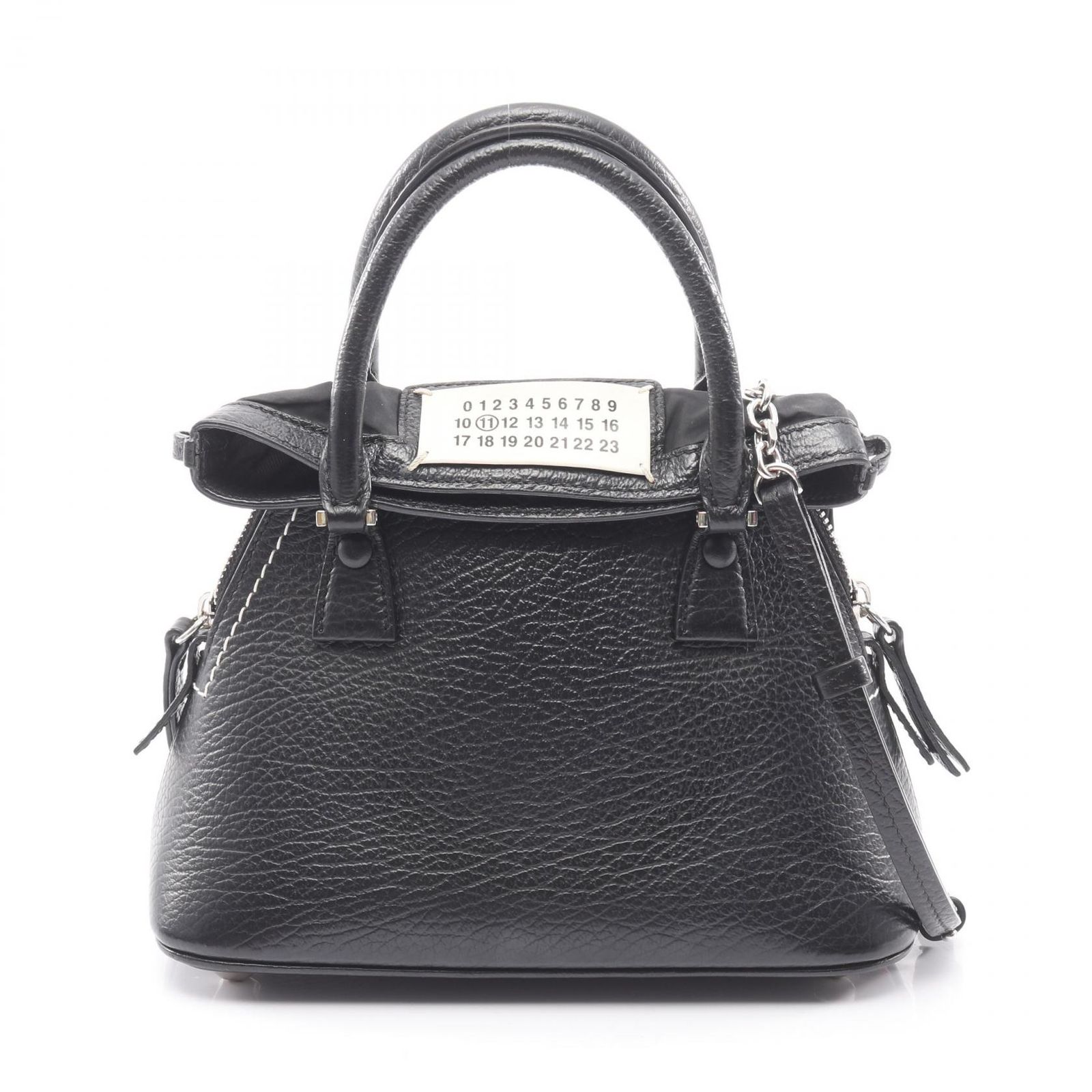 メゾンマルジェラ11 Maison Margiela 11 ハンドバッグ 5AC マイクロ 2WAY S56WG0081 ブラック レザー 5AC マイクロ レディース Used C