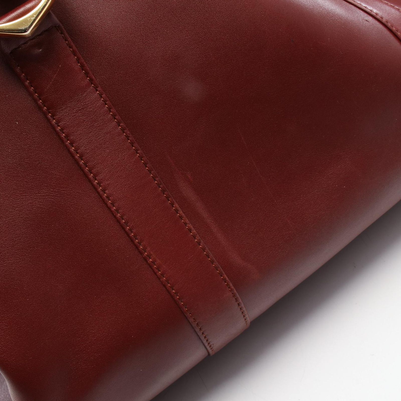 カルティエ CARTIER ボストンバッグ マストライン ボルドー レザー マスト ボストン レディース Used B カルティエ CARTIER ボストンバッグ マストライン ボルドー レザー マスト ボストン レディース Used B