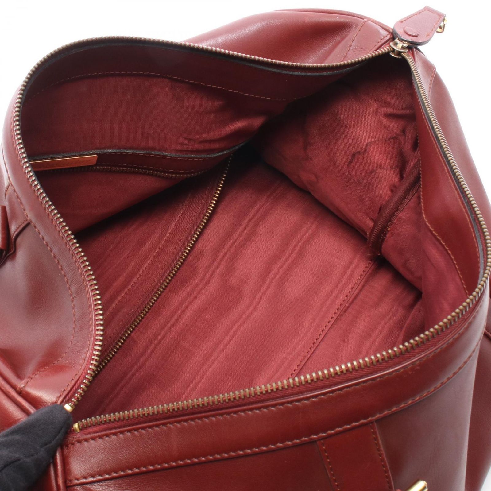 カルティエ CARTIER ボストンバッグ マストライン ボルドー レザー マスト ボストン レディース Used B カルティエ CARTIER ボストンバッグ マストライン ボルドー レザー マスト ボストン レディース Used B