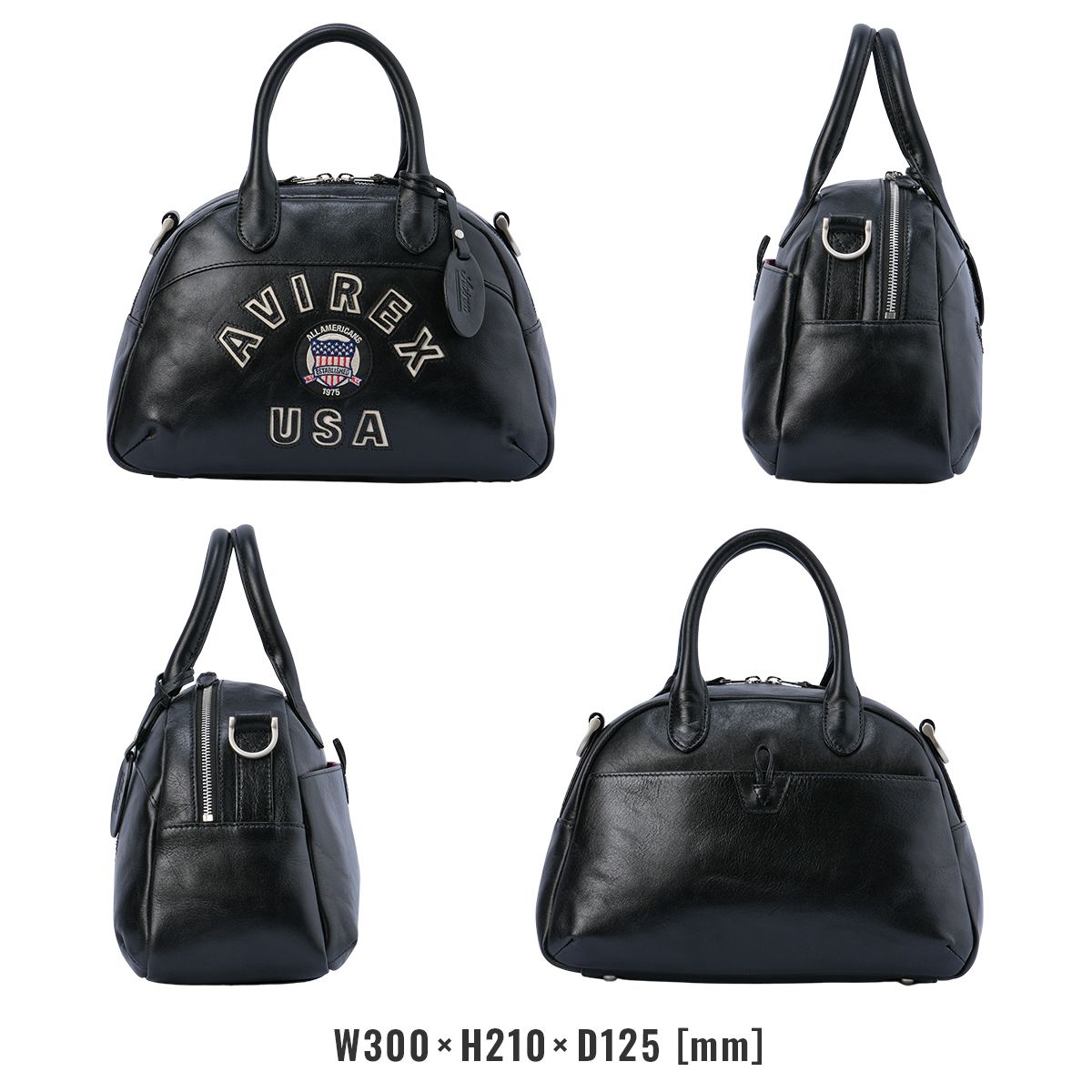 【メーカー正規品】AVIREX アヴィレックス トートバッグ ハンドバッグ ショルダーバッグ メンズ レディース レザー 本革 斜めがけ アビレックス AVX5625