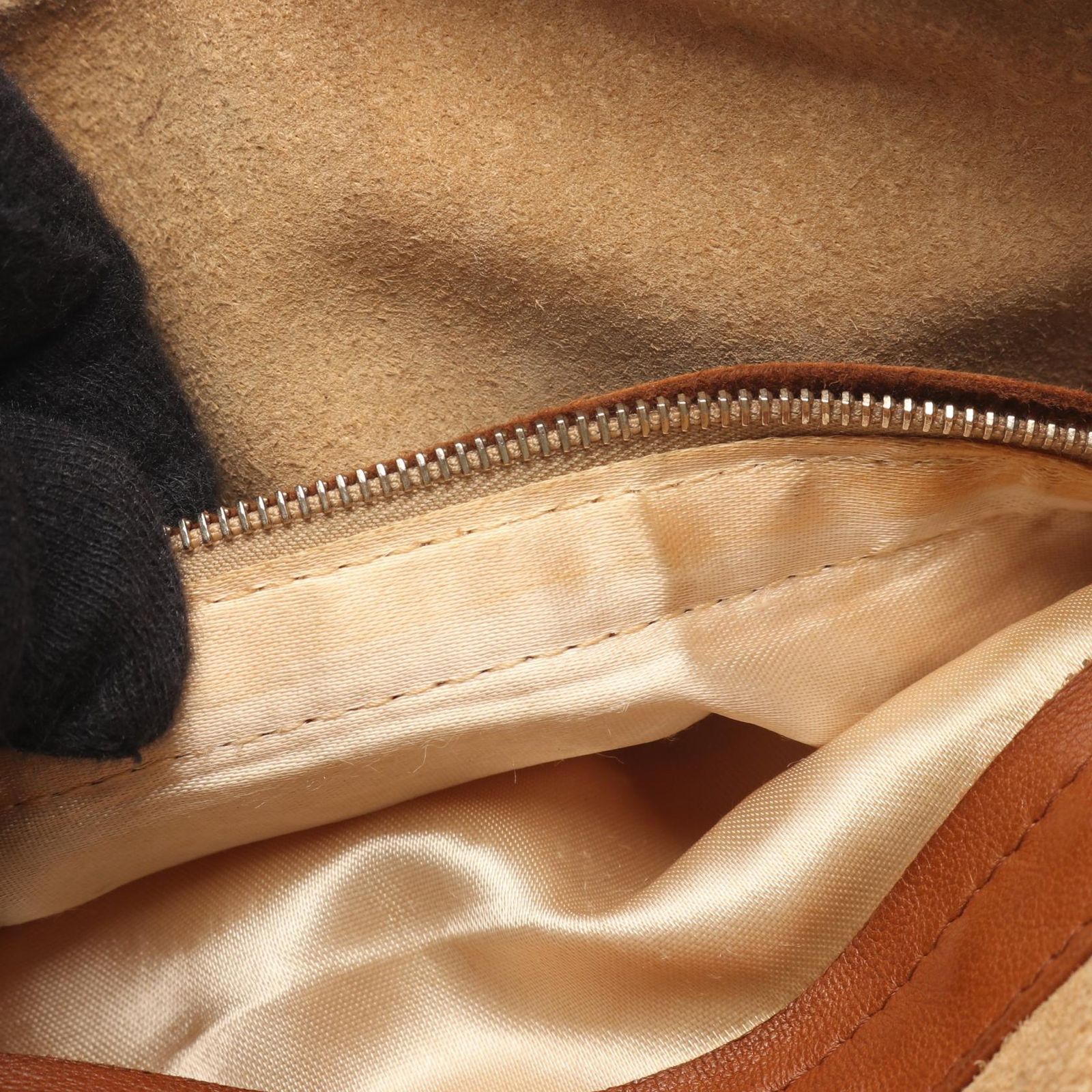 ボッテガヴェネタ BOTTEGA VENETA ショルダーバッグ イントレチャート ブラウン レザー ショルダーバッグ レディース Used B