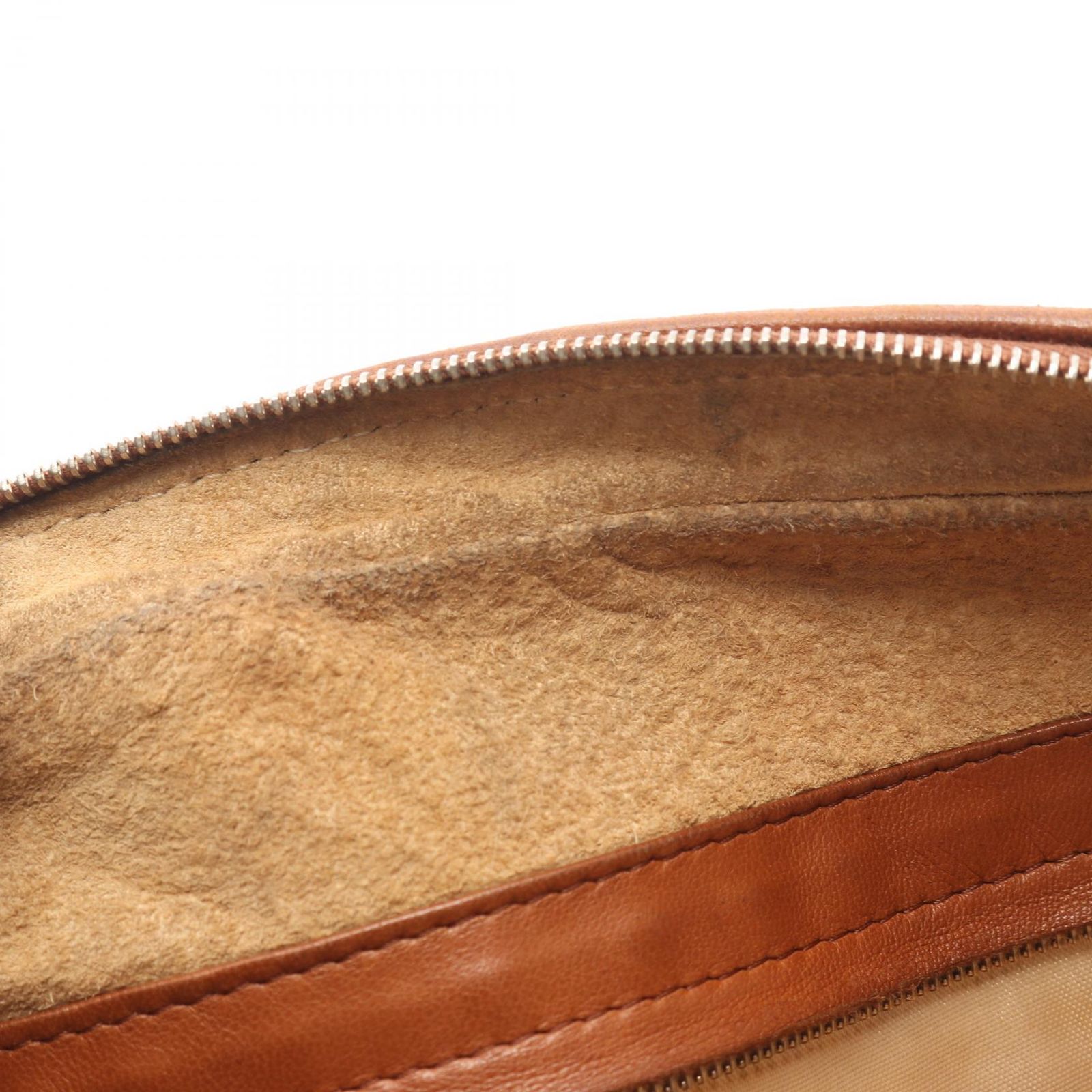 ボッテガヴェネタ BOTTEGA VENETA ショルダーバッグ イントレチャート ブラウン レザー ショルダーバッグ レディース Used B