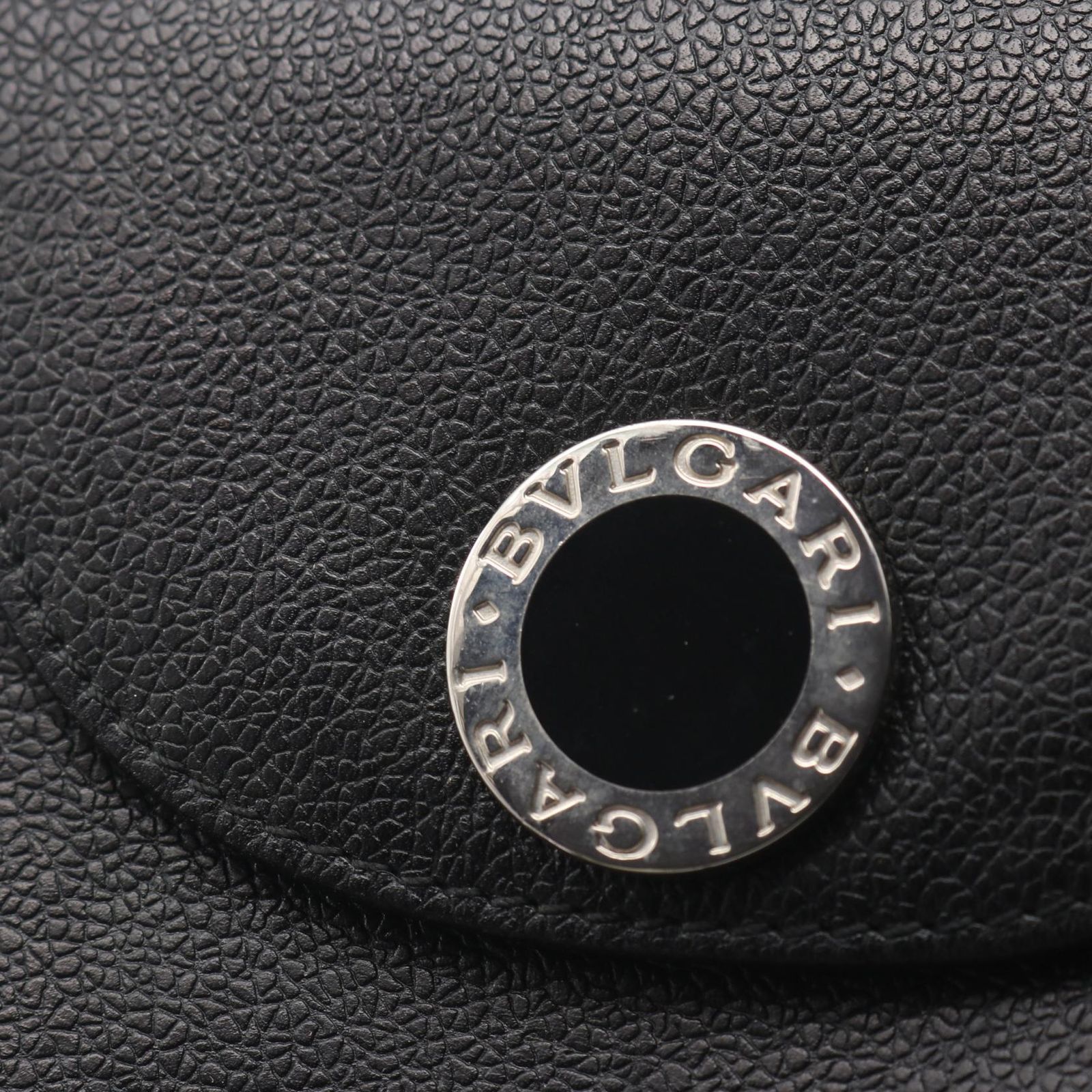 ブルガリ BVLGARI ハンドバッグ ブルガリブルガリ ブラック レザー ハンドバッグ レディース Used B