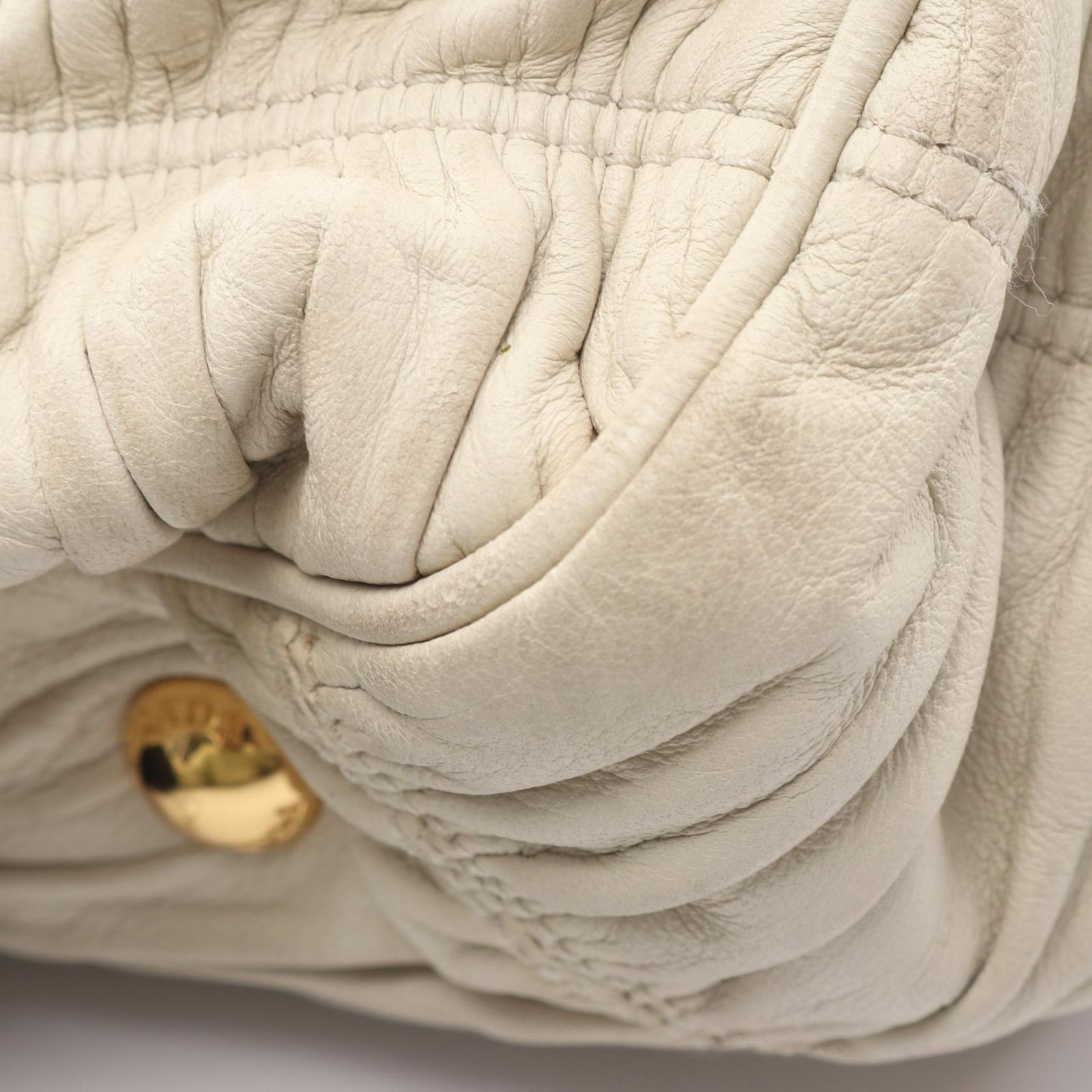 プラダ PRADA ハンドバッグ NAPPA GAUFRE' 2WAY ギャザー B1407M ライトグレー レザー ギャザー 2wayハンド レディース Used B プラダ PRADA ハンドバッグ NAPPA GAUFRE' 2WAY ギャザー B1407M ライトグレー レザー ギャザー 2wayハンド レディース Used B
