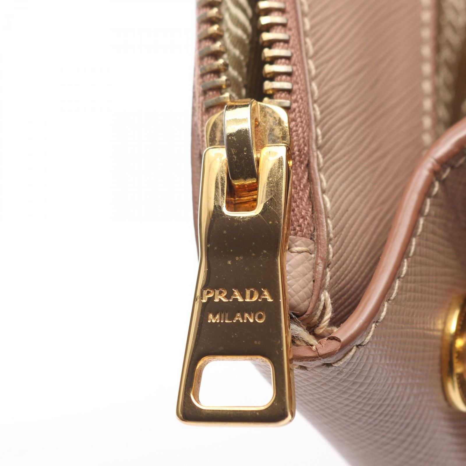 プラダ PRADA ハンドバッグ ガレリア ピンクベージュ サフィアーノ