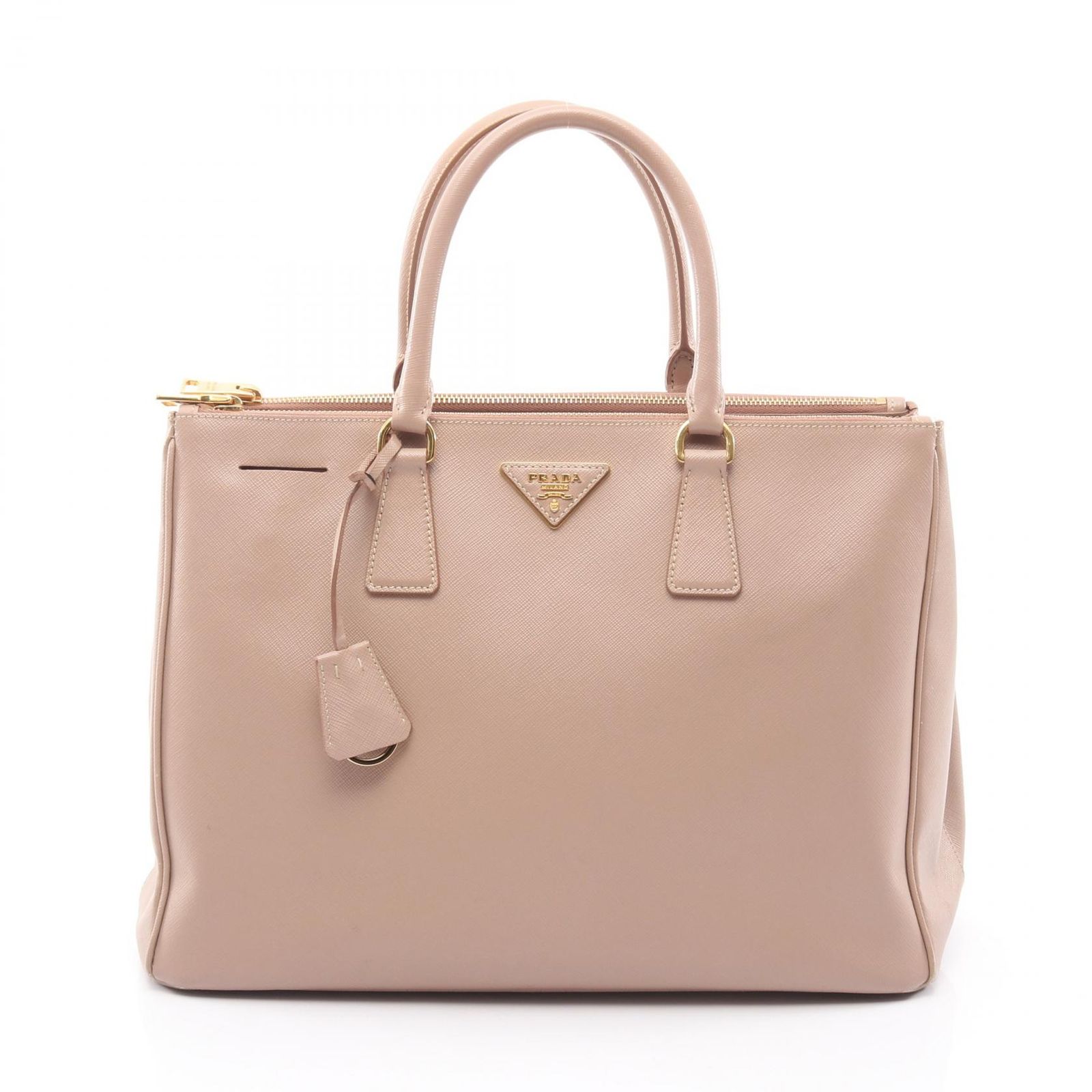 プラダ PRADA ハンドバッグ ガレリア ピンクベージュ サフィアーノ