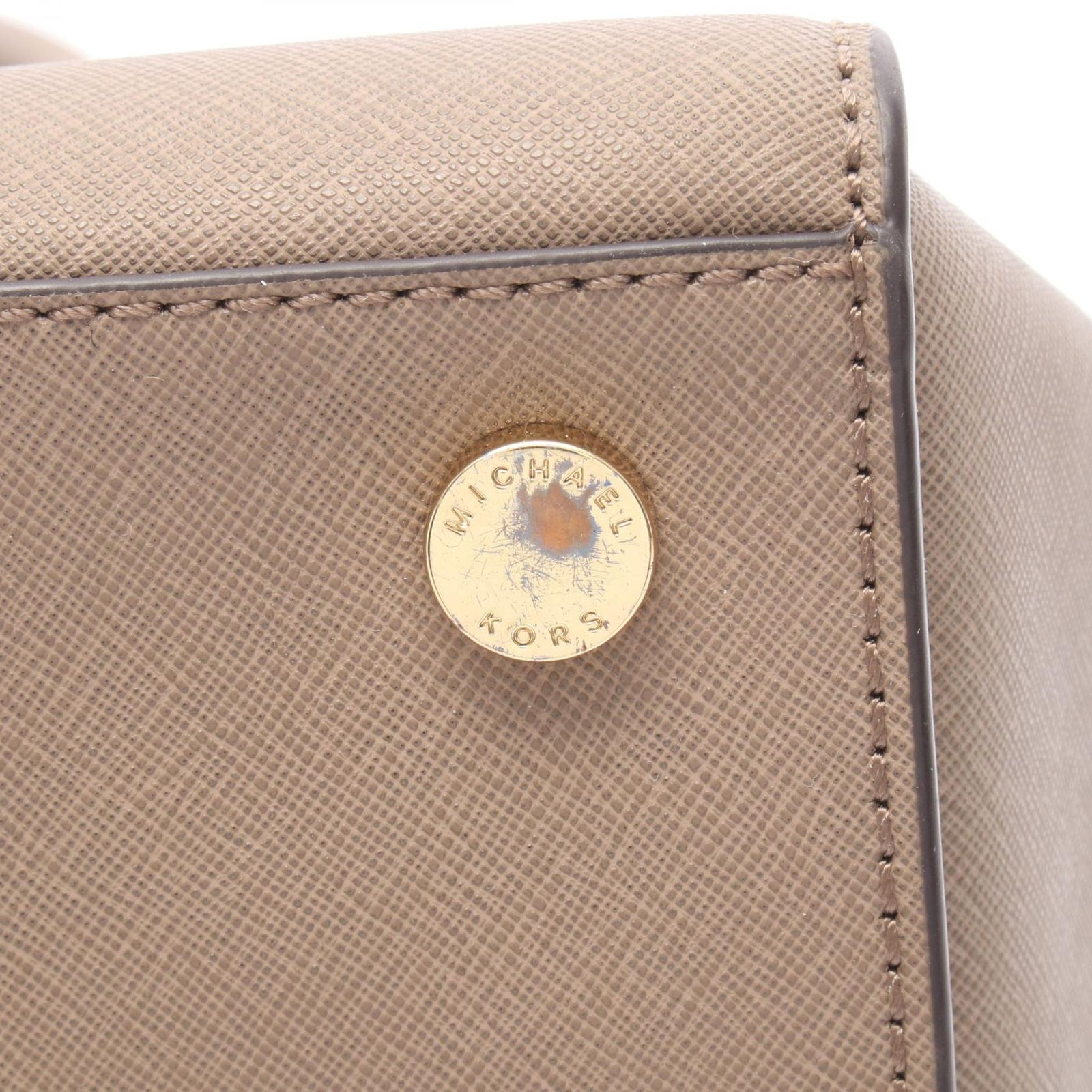 マイケルコース Michael Kors ハンドバッグ SELMA セルマ ラージ 2WAY ブラウン レザー 2wayハンド レディース Used A マイケルコース Michael Kors ハンドバッグ SELMA セルマ ラージ 2WAY ブラウン レザー 2wayハンド レディース Used A