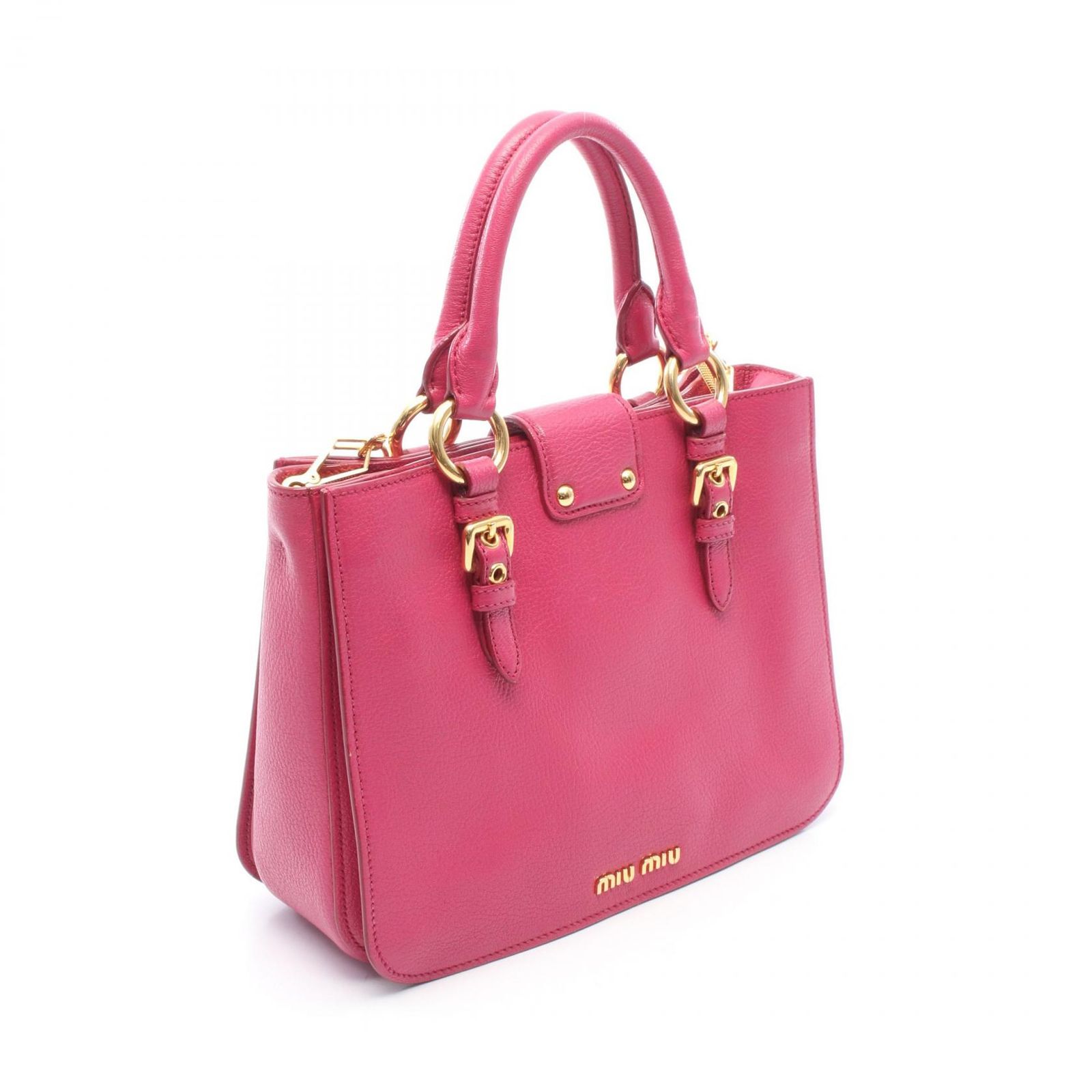 ミュウ ミュウ Miu Miu ハンドバッグ マドラス 2WAY ピンク レザー マドラス 2wayショルダー レディース Used B ミュウ ミュウ Miu Miu ハンドバッグ マドラス 2WAY ピンク レザー マドラス 2wayショルダー レディース Used B