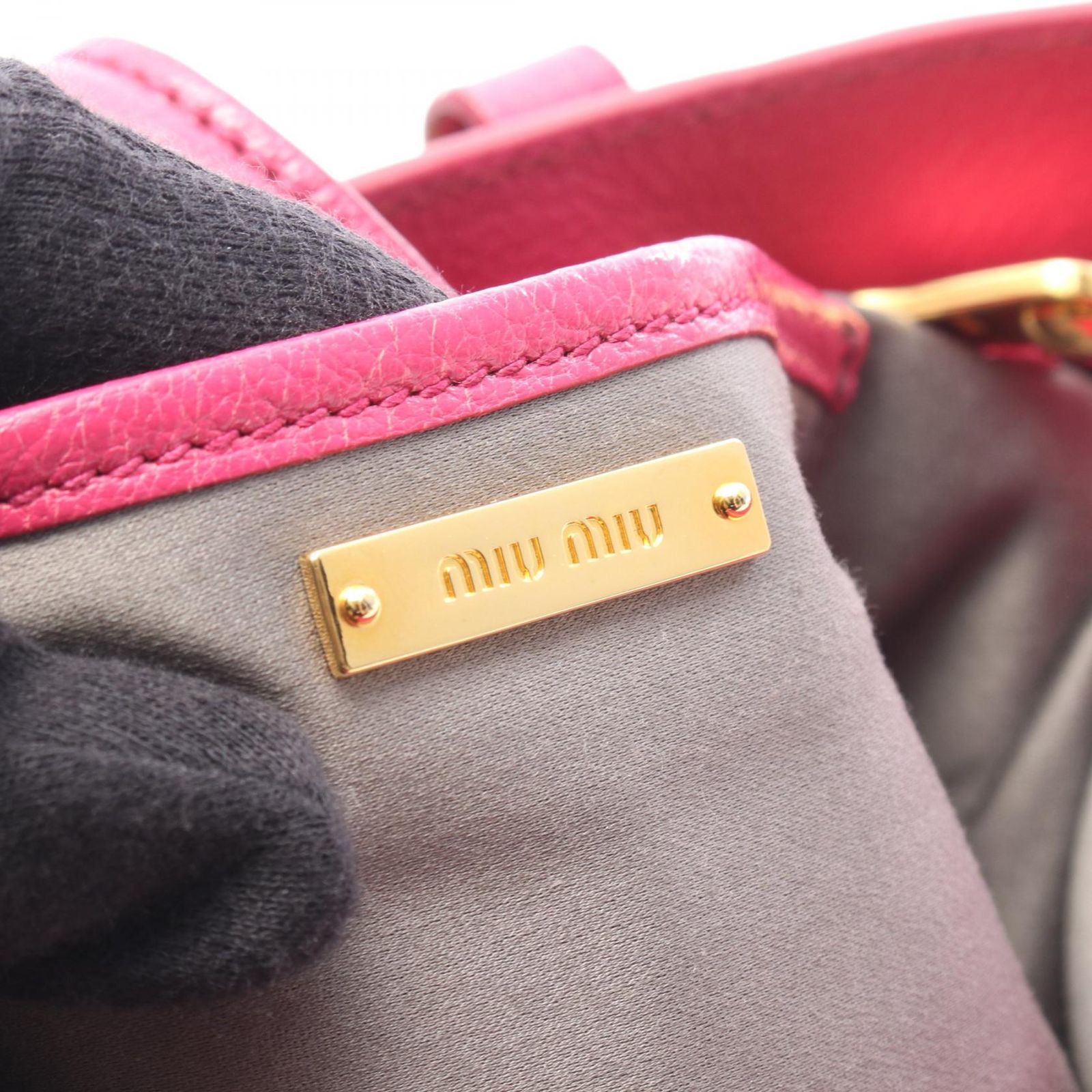 ミュウ ミュウ Miu Miu ハンドバッグ マドラス 2WAY ピンク レザー マドラス 2wayショルダー レディース Used B ミュウ ミュウ Miu Miu ハンドバッグ マドラス 2WAY ピンク レザー マドラス 2wayショルダー レディース Used B