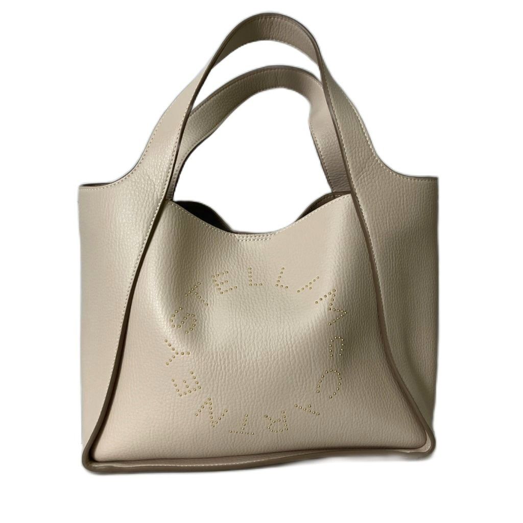 ステラマッカートニー STELLA McCARTNEY 2WAYバッグ LOGO ロゴ トップハンドル ベージュ ☆AA★ 513860 WP0234