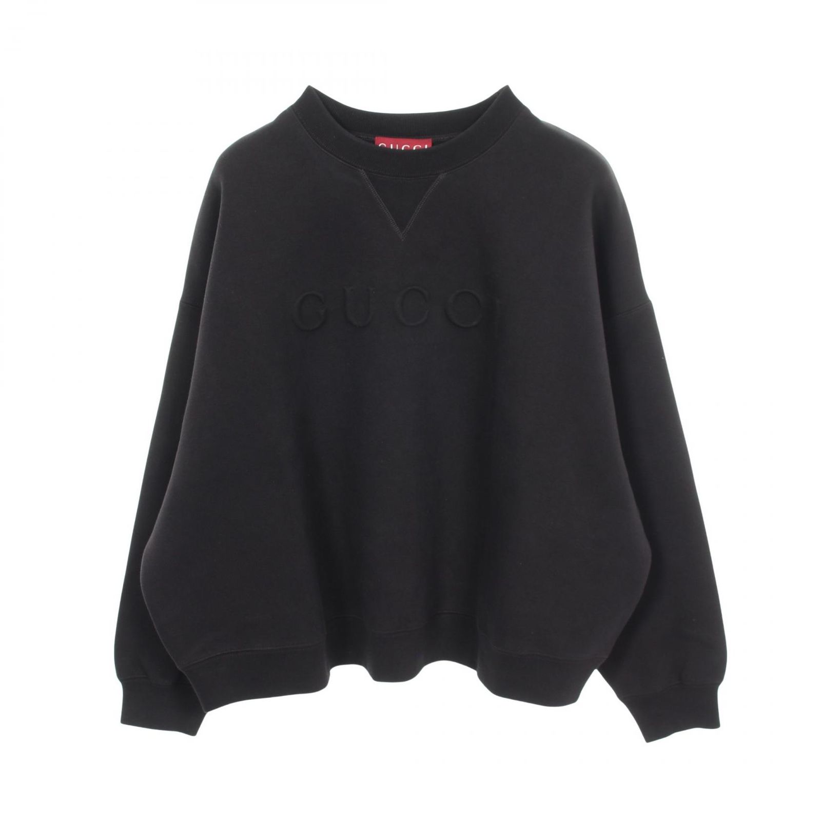 グッチ GUCCI スウェット エンボスロゴ コットン スウェット メンズ Used A